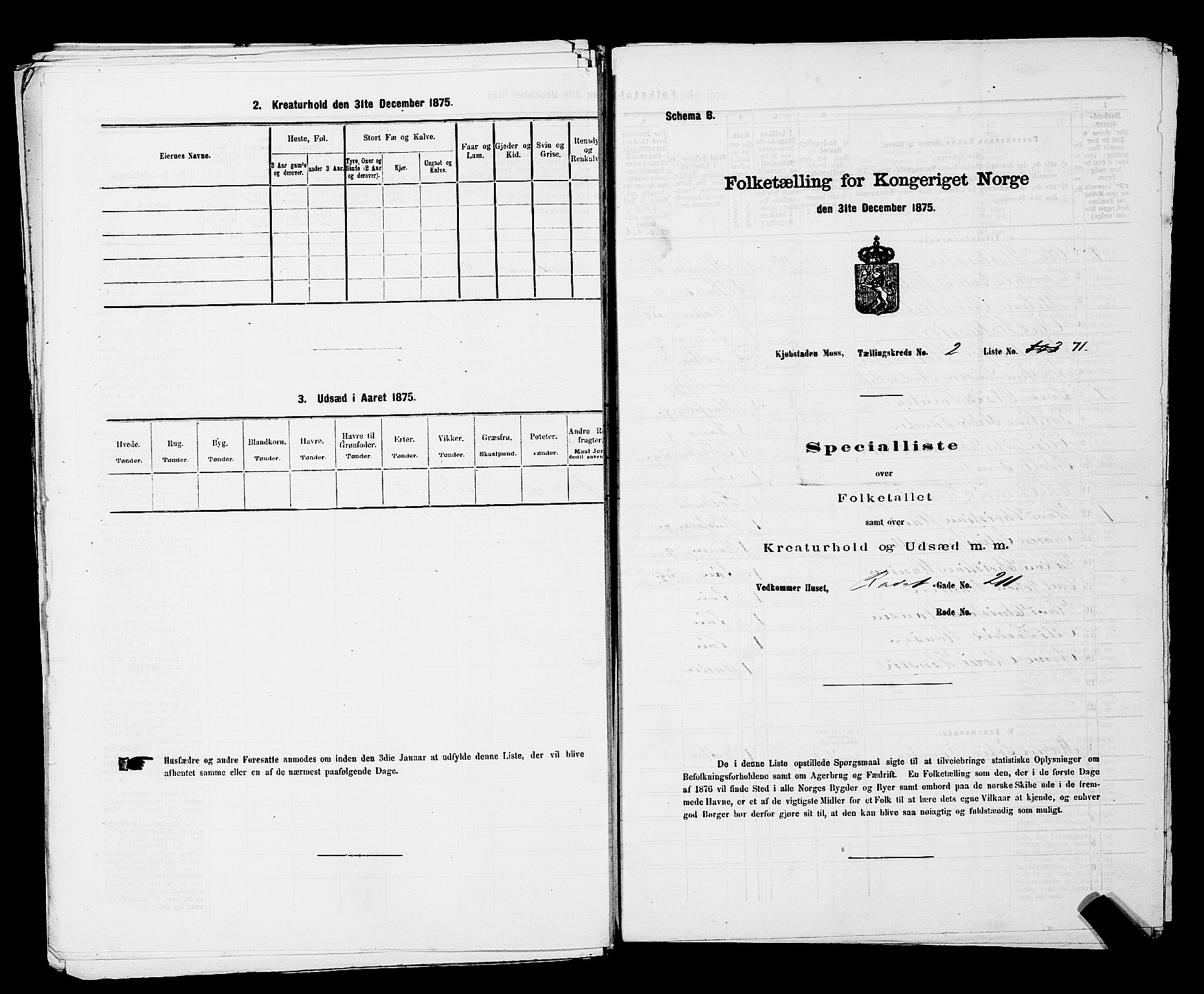 RA, Folketelling 1875 for 0104B Moss prestegjeld, Moss kjøpstad, 1875, s. 371