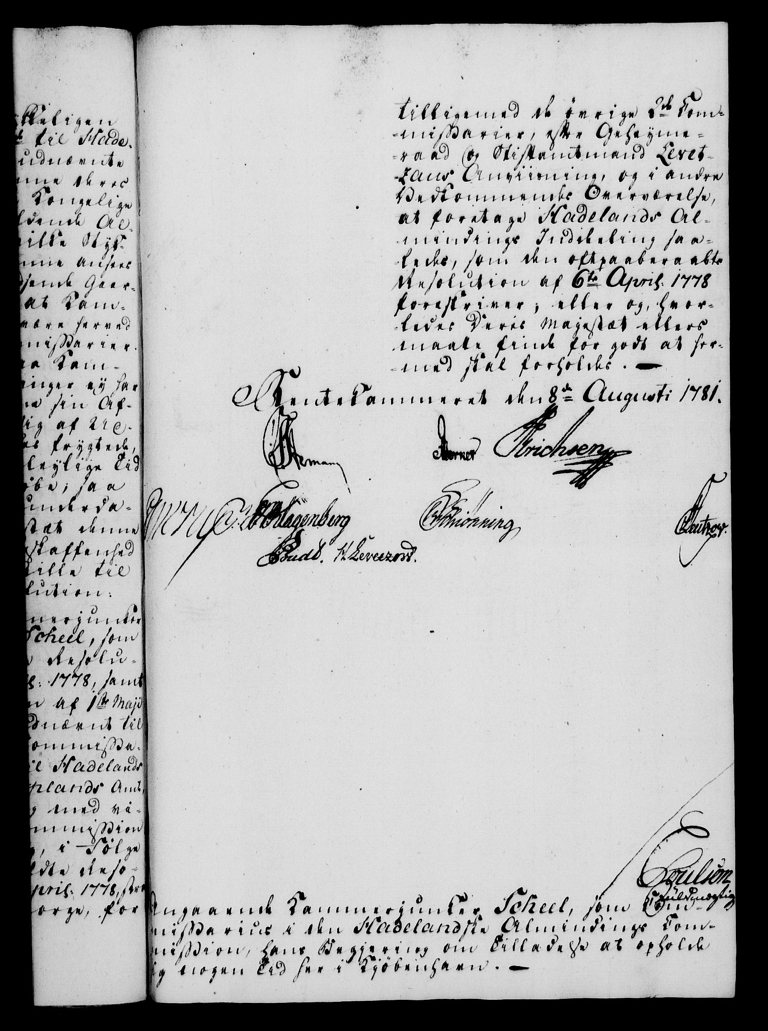 Rentekammeret, Kammerkanselliet, RA/EA-3111/G/Gf/Gfa/L0063: Norsk relasjons- og resolusjonsprotokoll (merket RK 52.63), 1781, s. 936