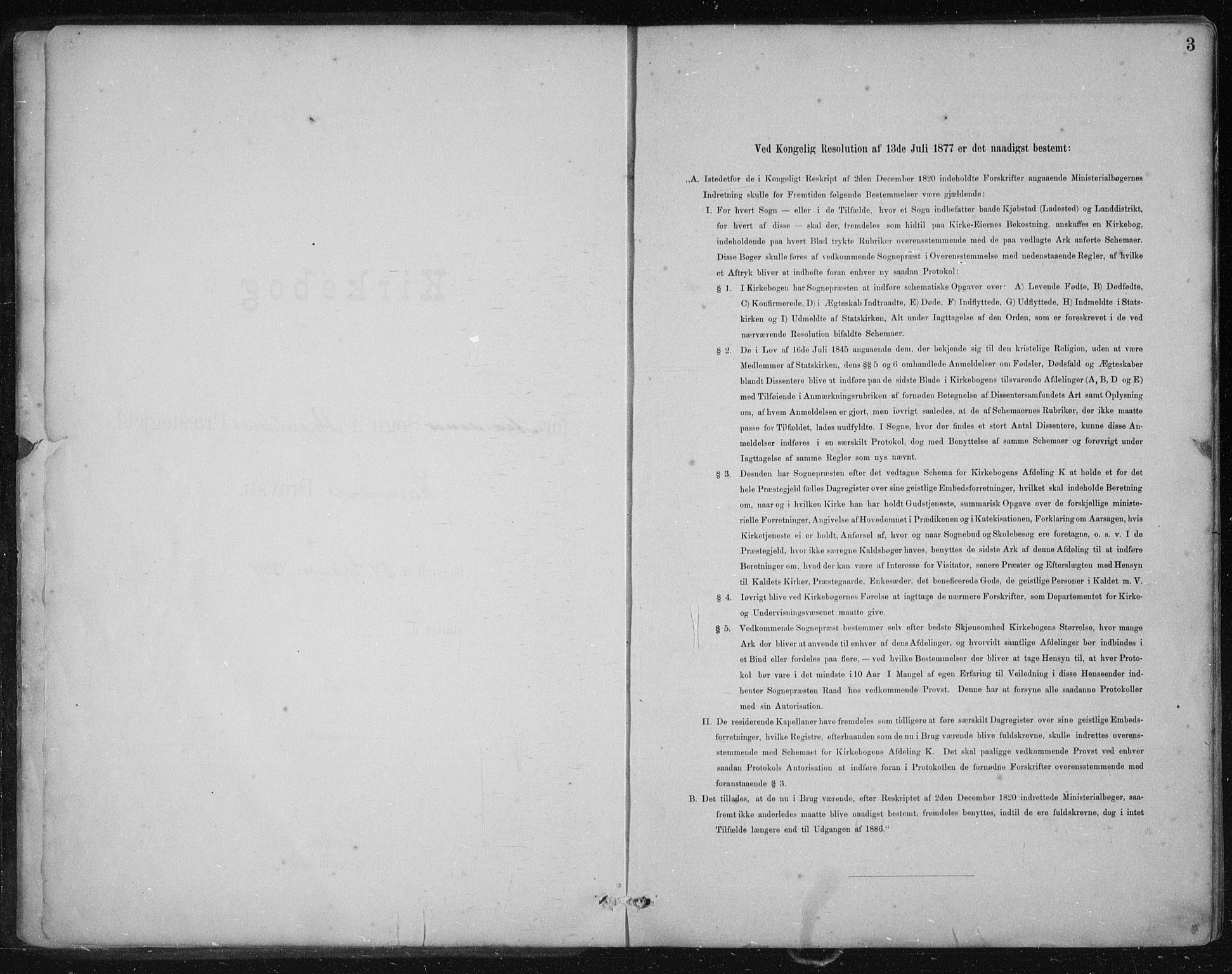 Avaldsnes sokneprestkontor, SAST/A -101851/H/Ha/Haa/L0017: Ministerialbok nr. A 17, 1889-1920, s. 3