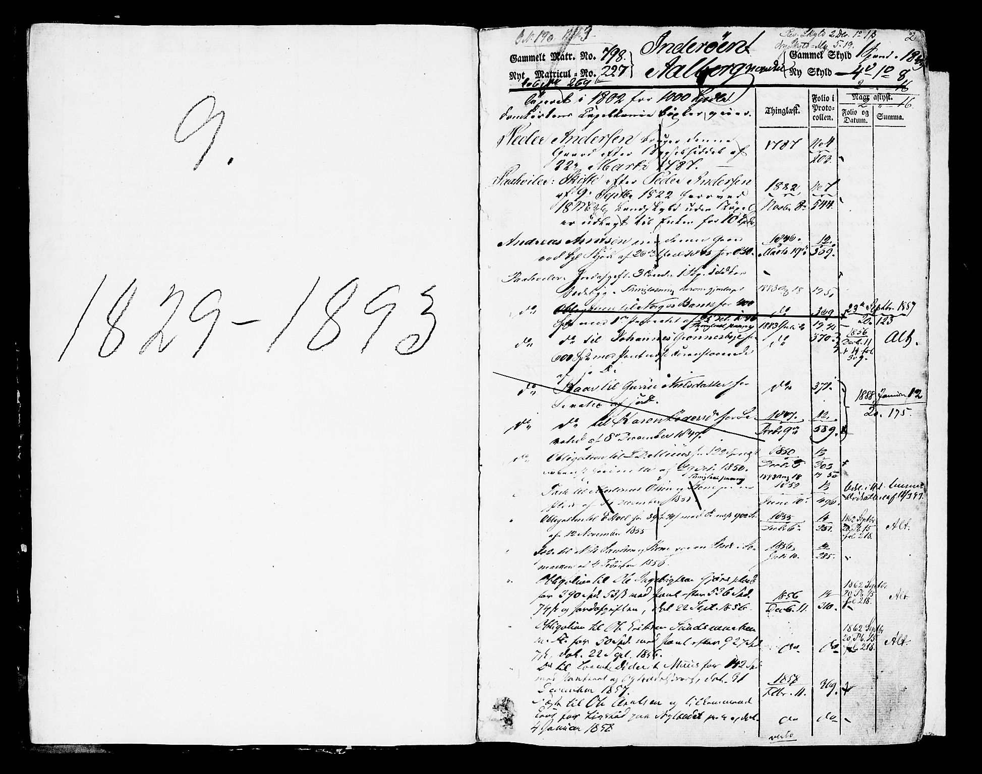 Inderøy sorenskriveri, SAT/A-4147/1/2/2A/2Aa/L0023: Panteregister nr. 23, 1829-1893, s. 2