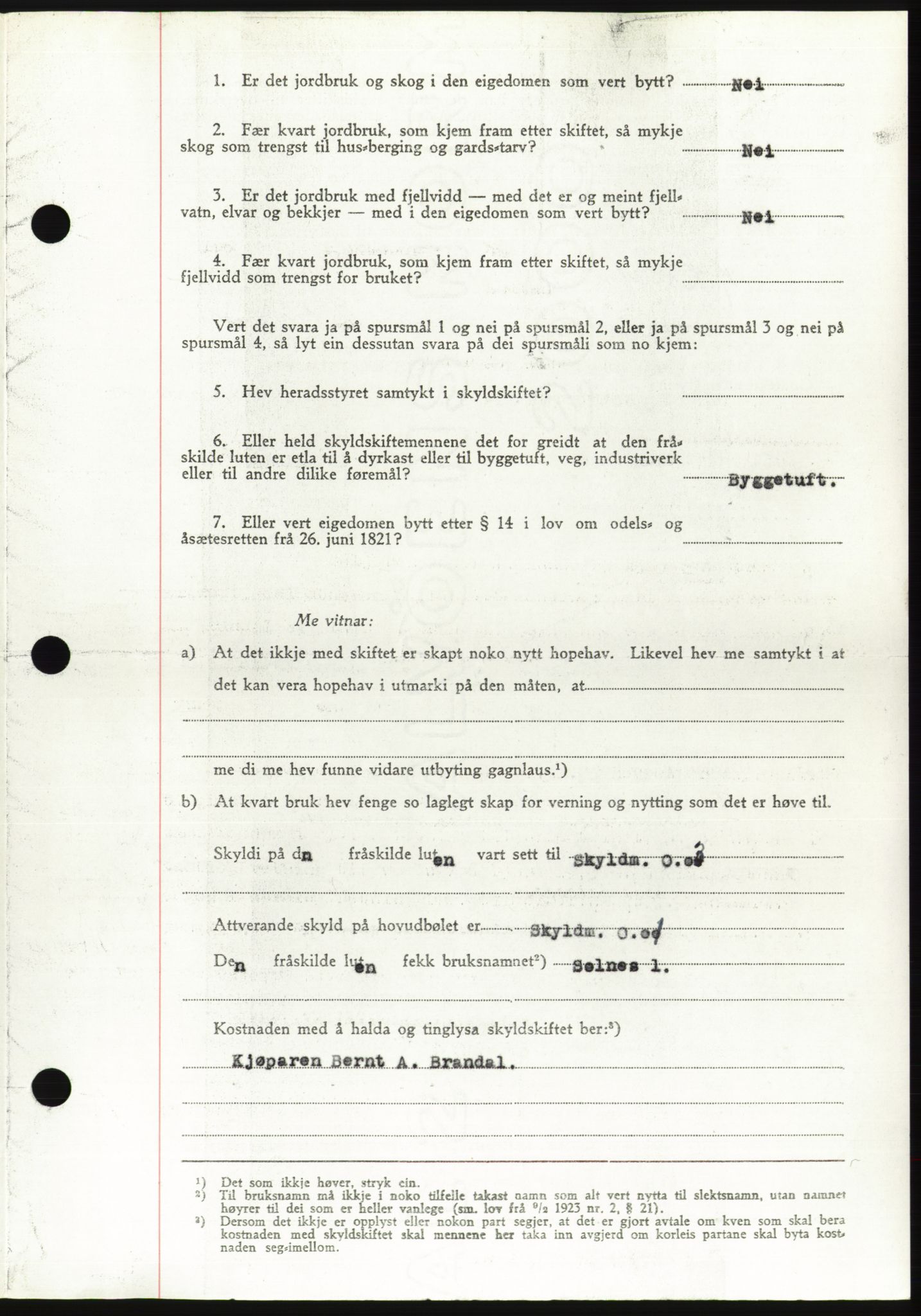 Søre Sunnmøre sorenskriveri, AV/SAT-A-4122/1/2/2C/L0083: Pantebok nr. 9A, 1948-1949, Dagboknr: 1616/1948