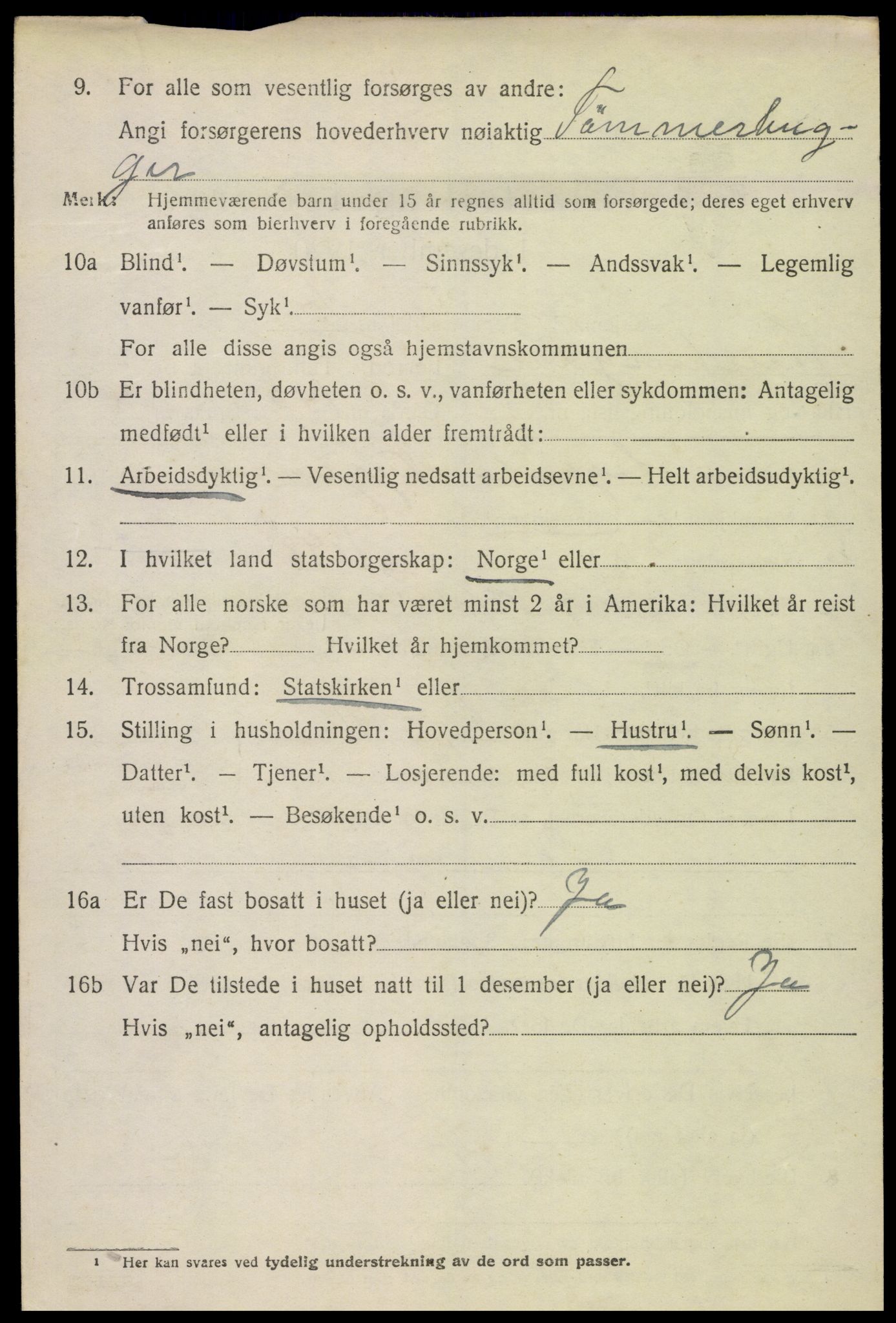 SAH, Folketelling 1920 for 0526 Snertingdal herred, 1920, s. 4390