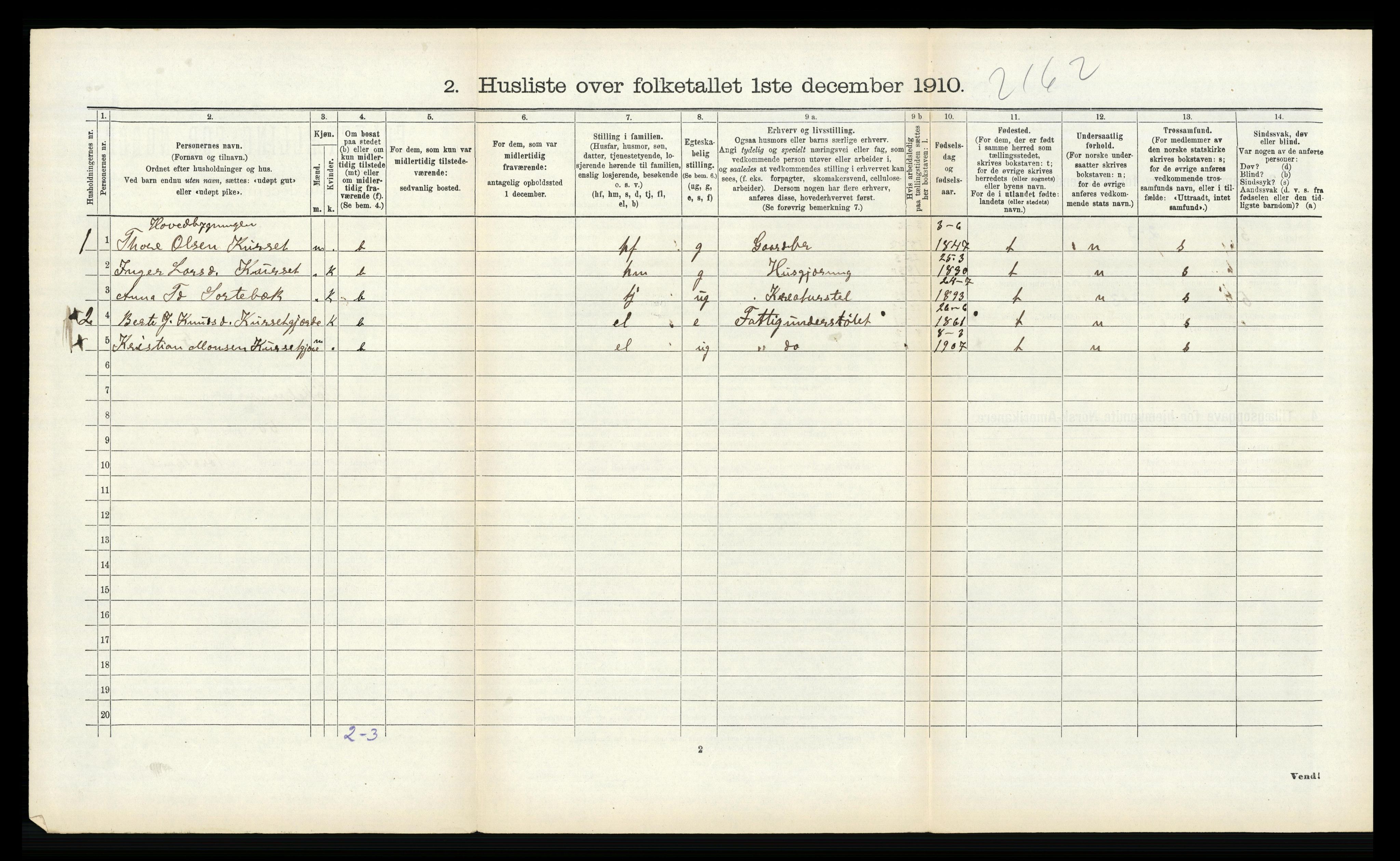 RA, Folketelling 1910 for 1528 Sykkylven herred, 1910, s. 814