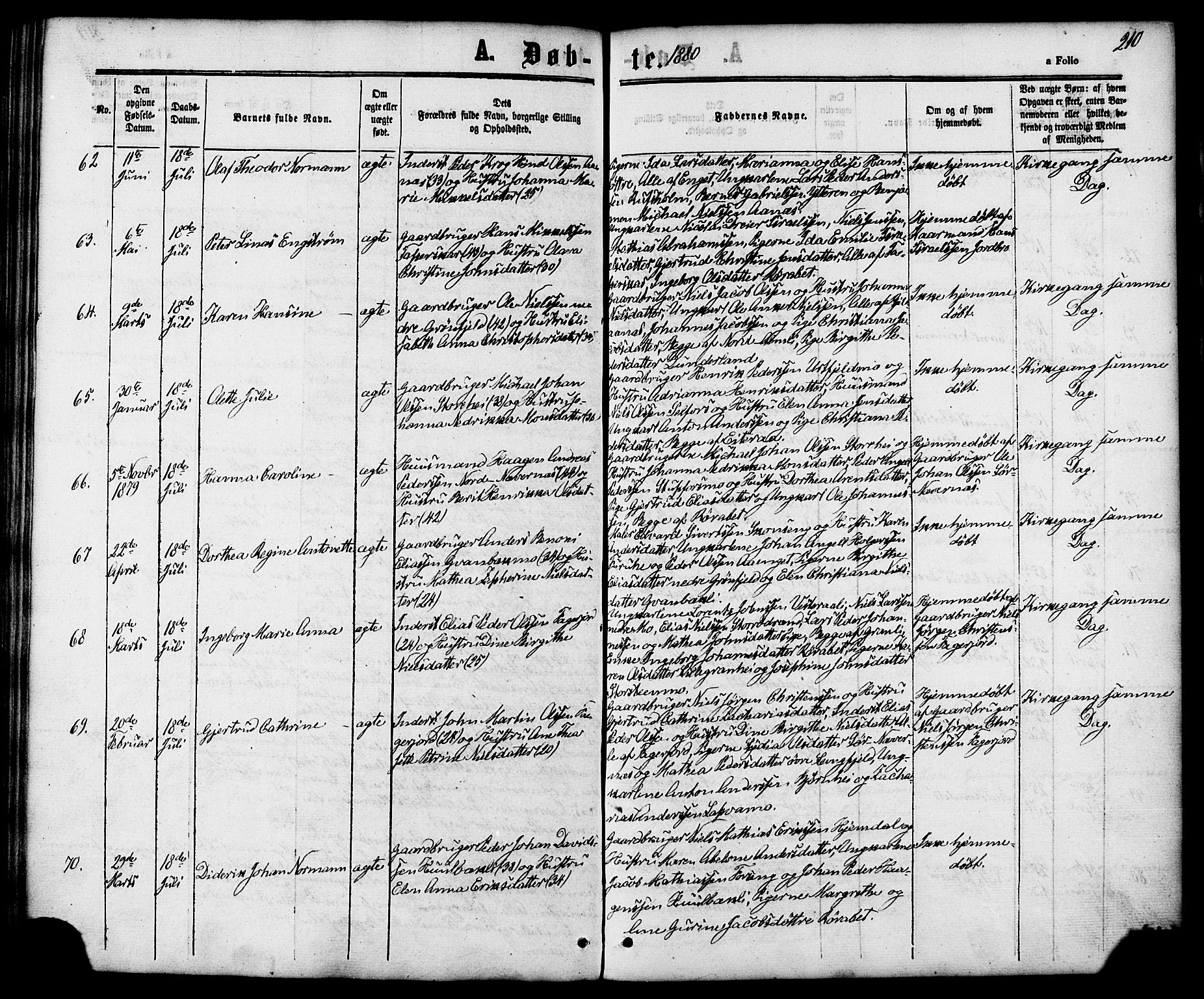 Ministerialprotokoller, klokkerbøker og fødselsregistre - Nordland, AV/SAT-A-1459/827/L0393: Ministerialbok nr. 827A05, 1863-1883, s. 210