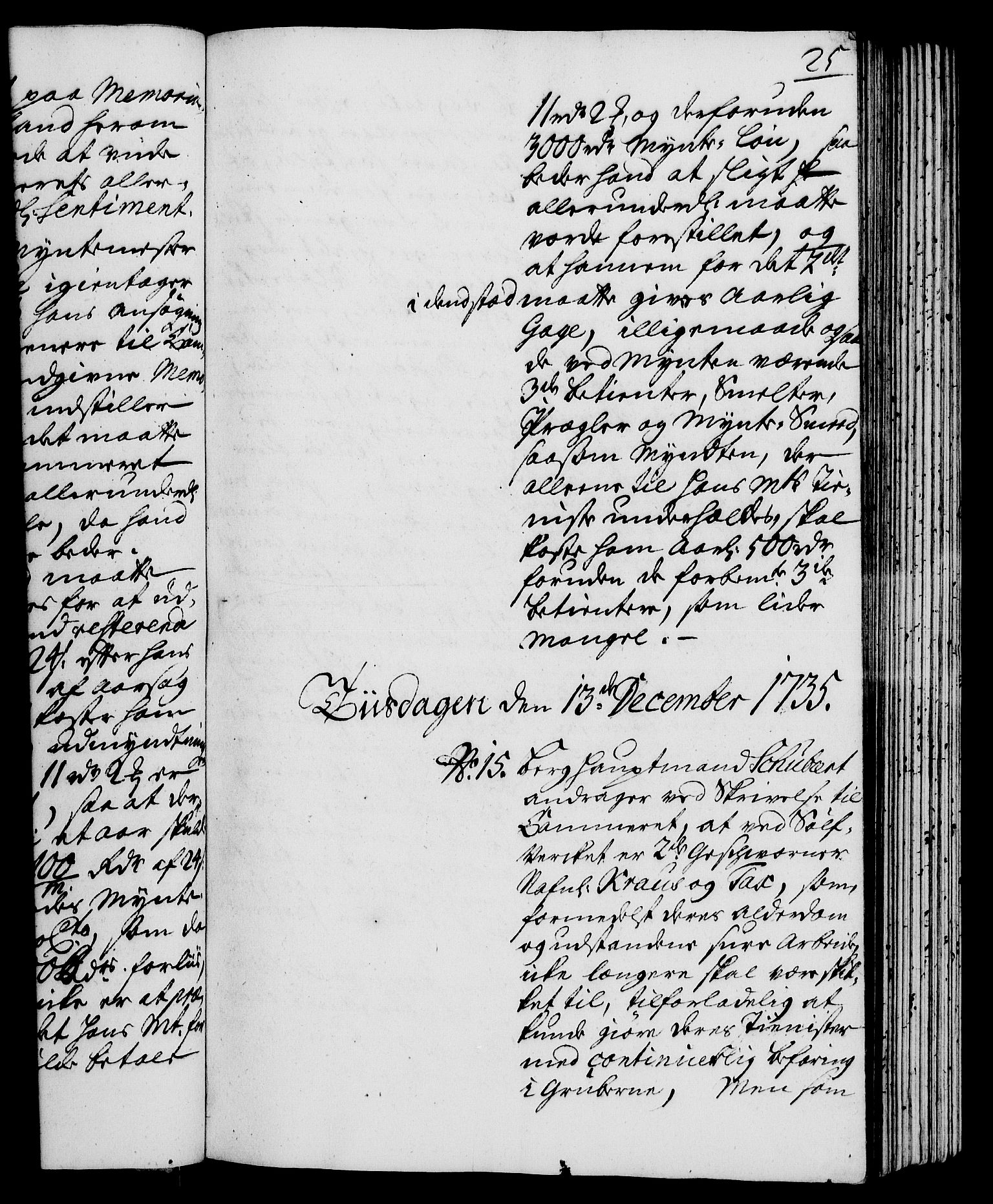Rentekammeret, Kammerkanselliet, RA/EA-3111/G/Gh/Gha/L0018: Norsk ekstraktmemorialprotokoll (merket RK 53.63), 1735-1736, s. 25