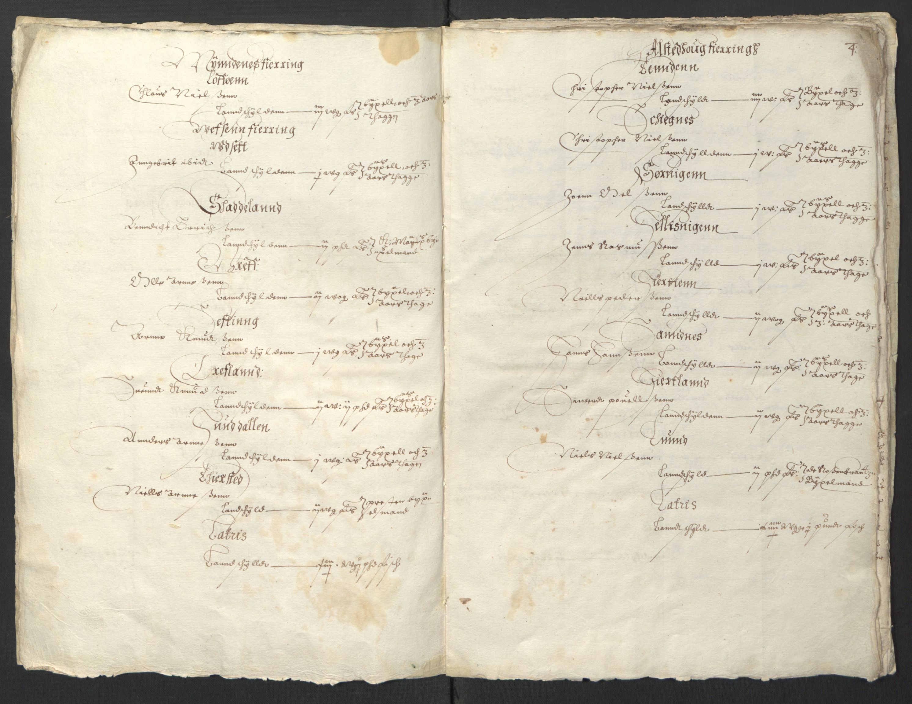 Stattholderembetet 1572-1771, RA/EA-2870/Ek/L0013/0002: Jordebøker til utlikning av rosstjeneste 1624-1626: / Adels- og odelsjordebok for de nordlandske len, 1625, s. 6