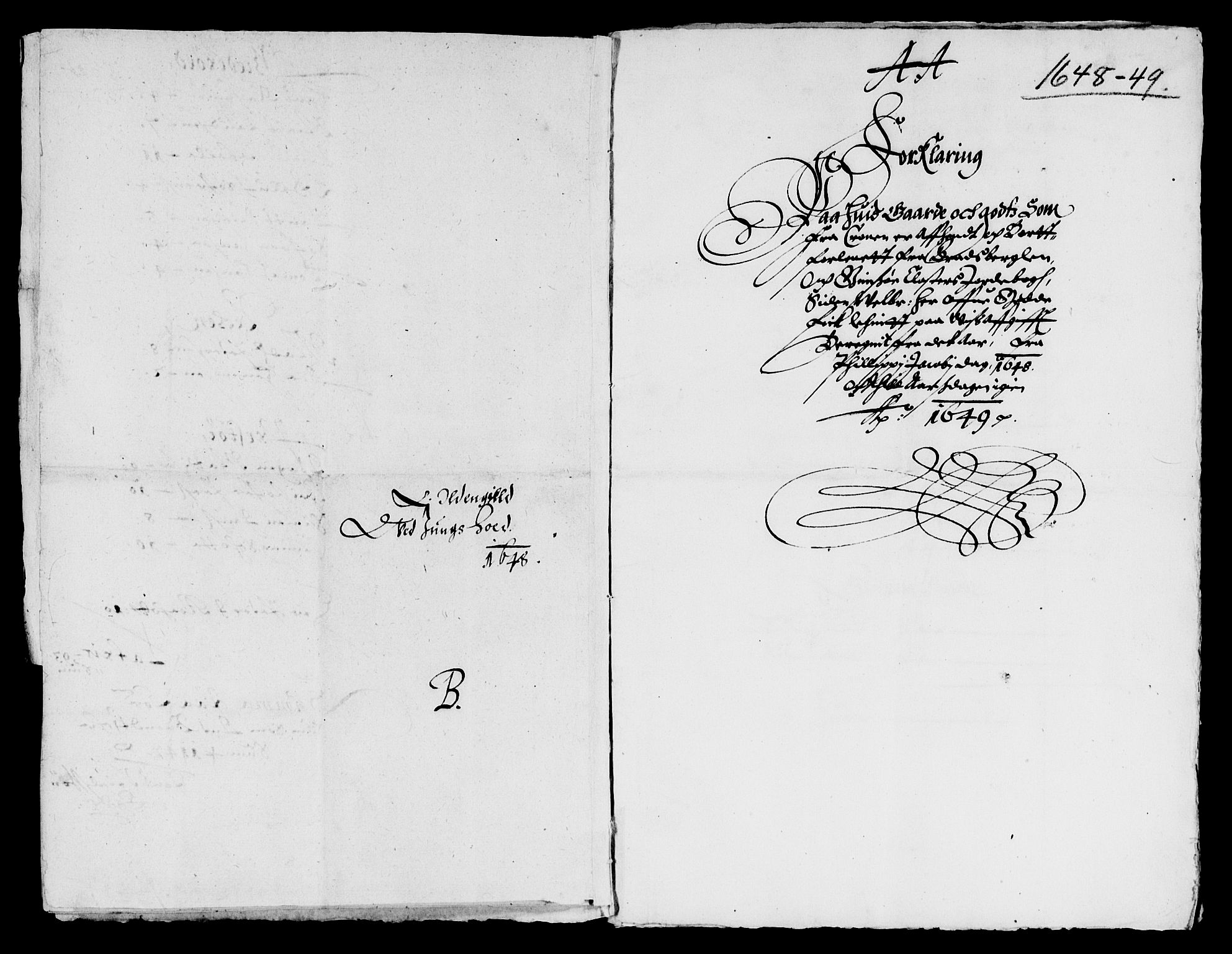 Rentekammeret inntil 1814, Reviderte regnskaper, Lensregnskaper, AV/RA-EA-5023/R/Rb/Rbp/L0034: Bratsberg len, 1647-1649