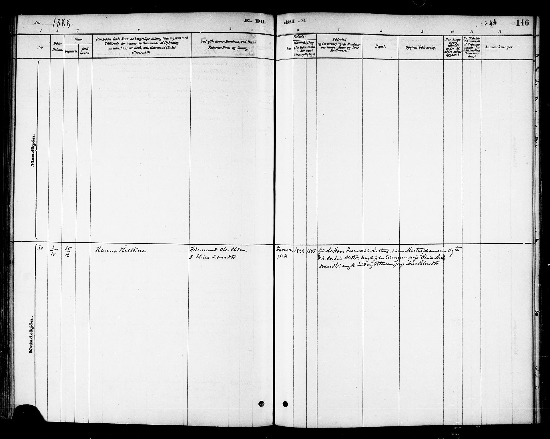 Ministerialprotokoller, klokkerbøker og fødselsregistre - Nord-Trøndelag, AV/SAT-A-1458/741/L0395: Ministerialbok nr. 741A09, 1878-1888, s. 146