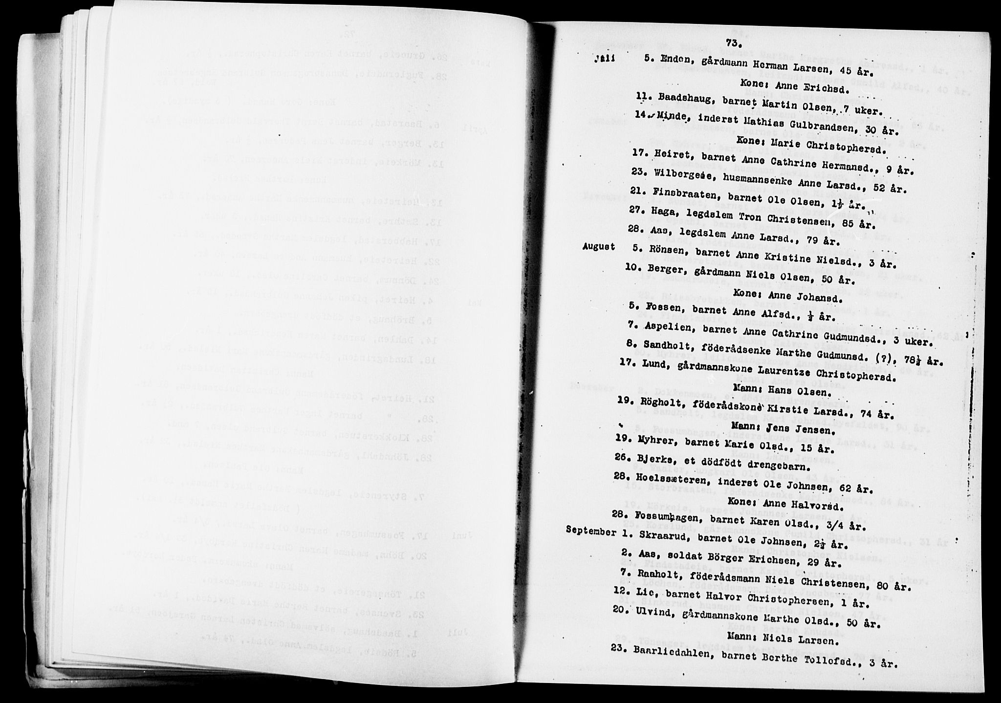Eidsvoll prestekontor Kirkebøker, SAO/A-10888/O/Oa/L0005: Annen kirkebok nr. 5, 1815-1865, s. 73
