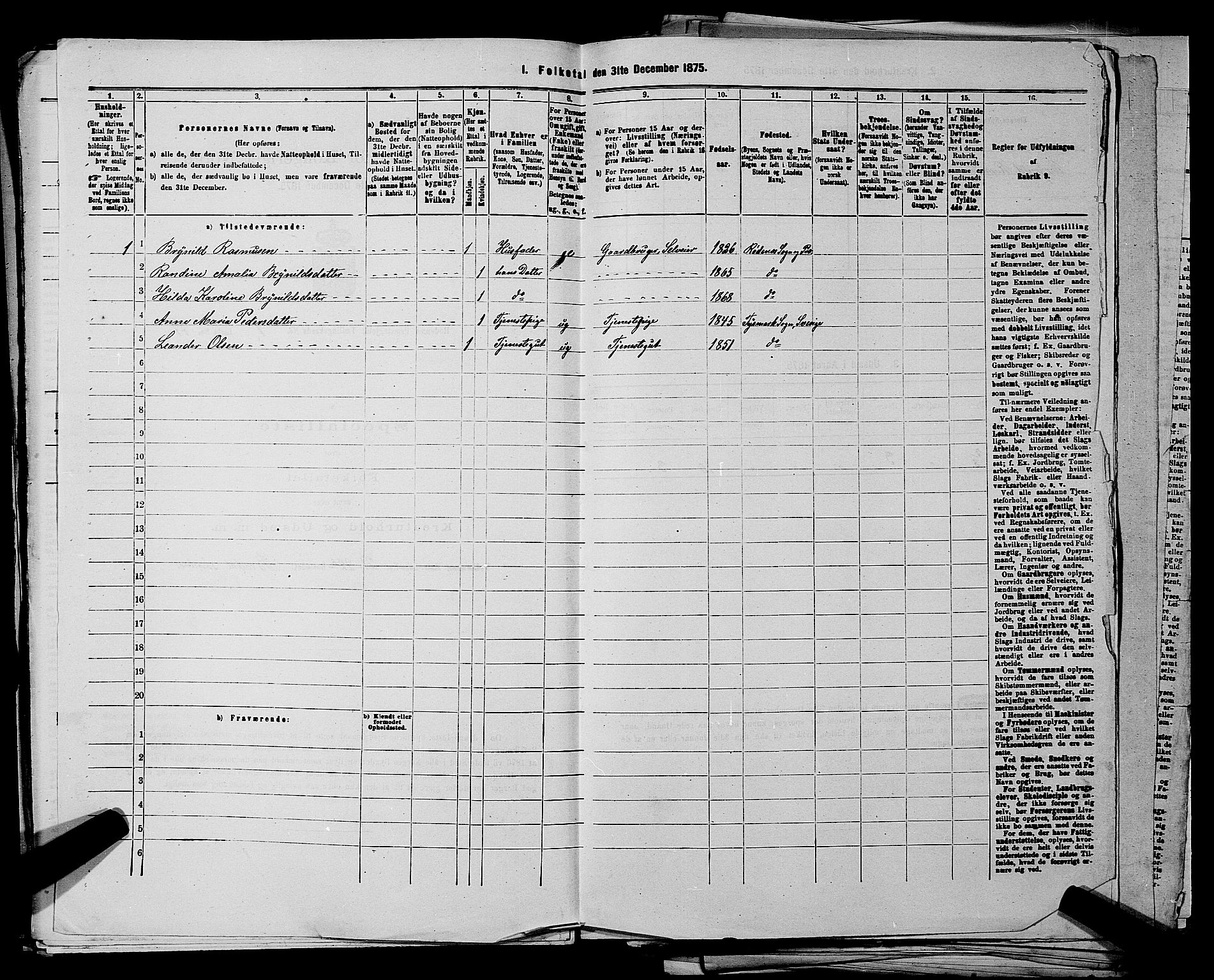 RA, Folketelling 1875 for 0120P Rødenes prestegjeld, 1875, s. 178