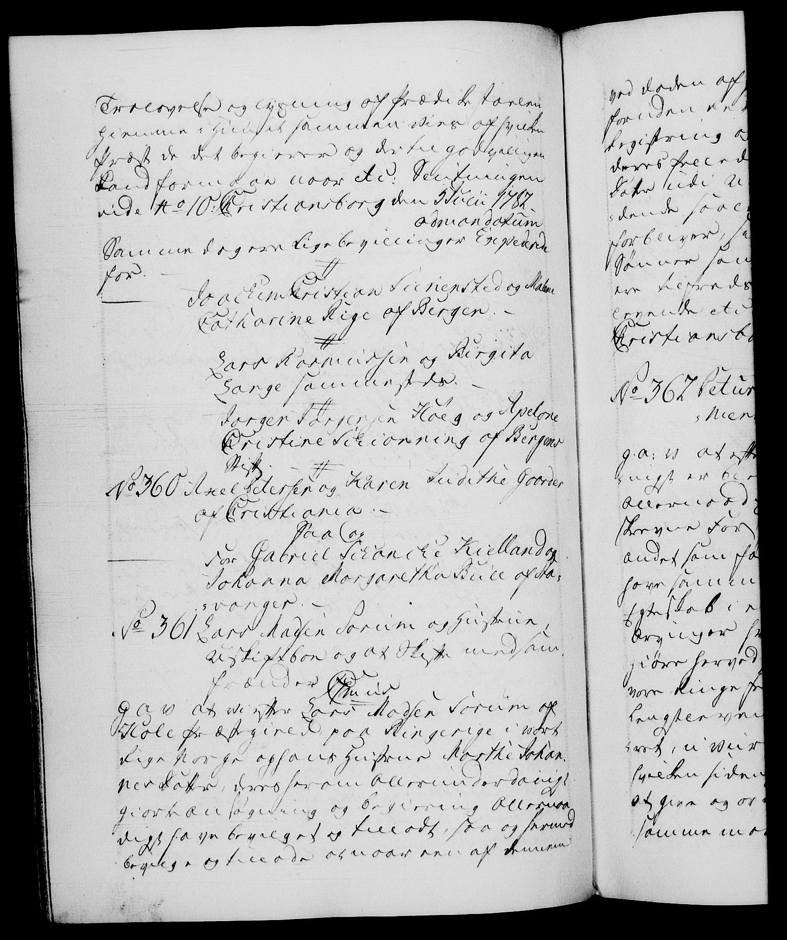 Danske Kanselli 1572-1799, RA/EA-3023/F/Fc/Fca/Fcaa/L0049: Norske registre, 1782-1783, s. 207b