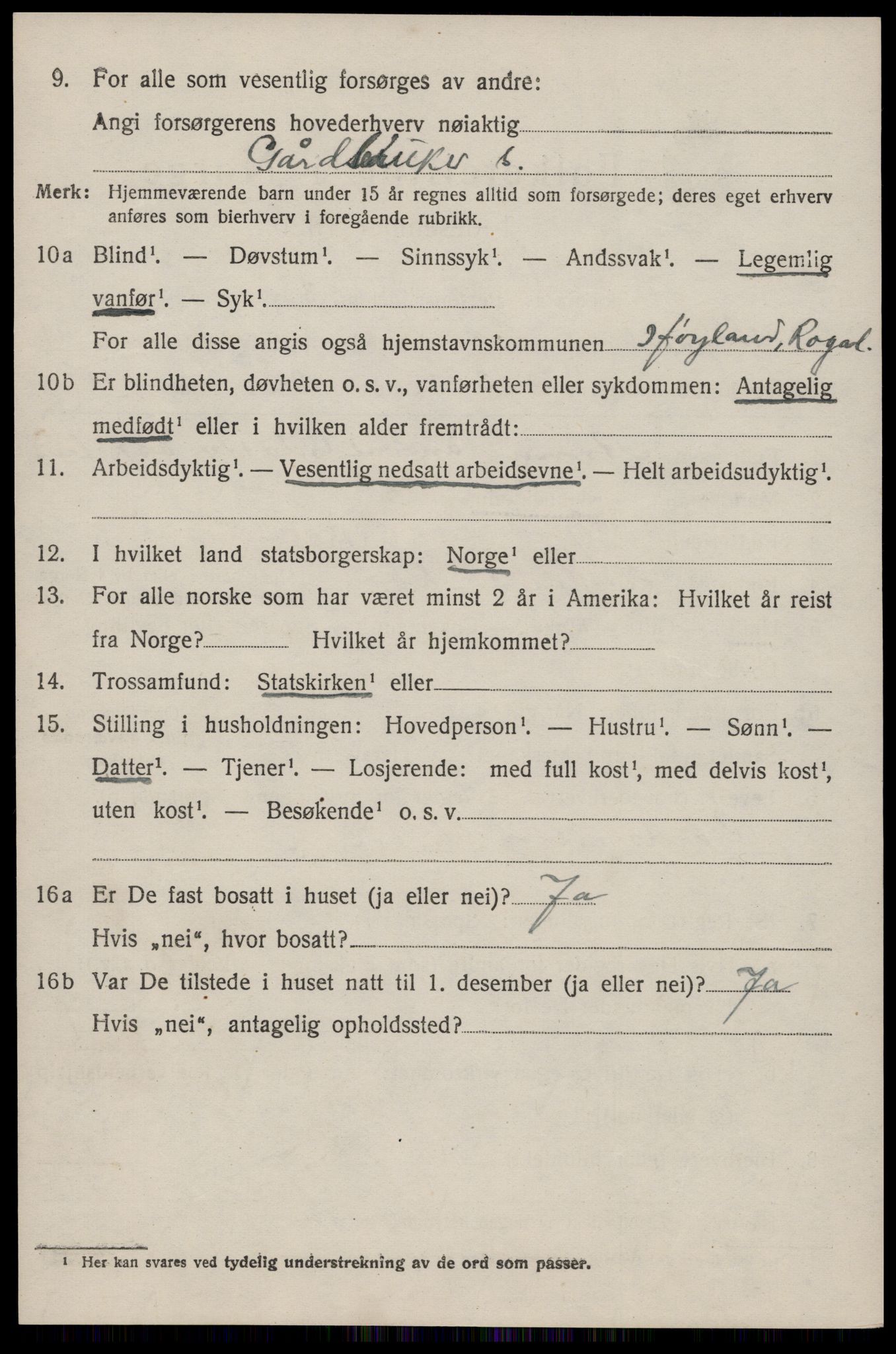 SAST, Folketelling 1920 for 1123 Høyland herred, 1920, s. 4293