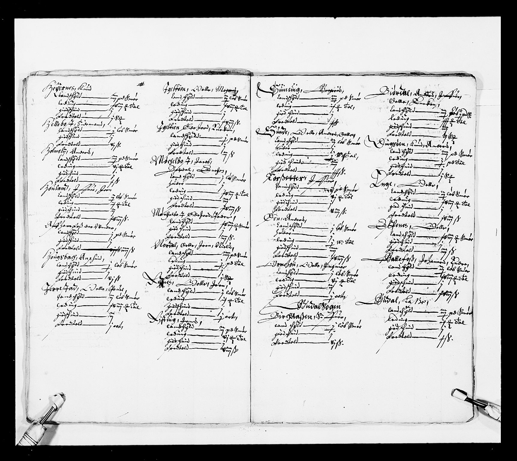 Stattholderembetet 1572-1771, RA/EA-2870/Ek/L0025/0001: Jordebøker 1633-1658: / Jordebøker for Bergenhus len, 1645-1646, s. 161