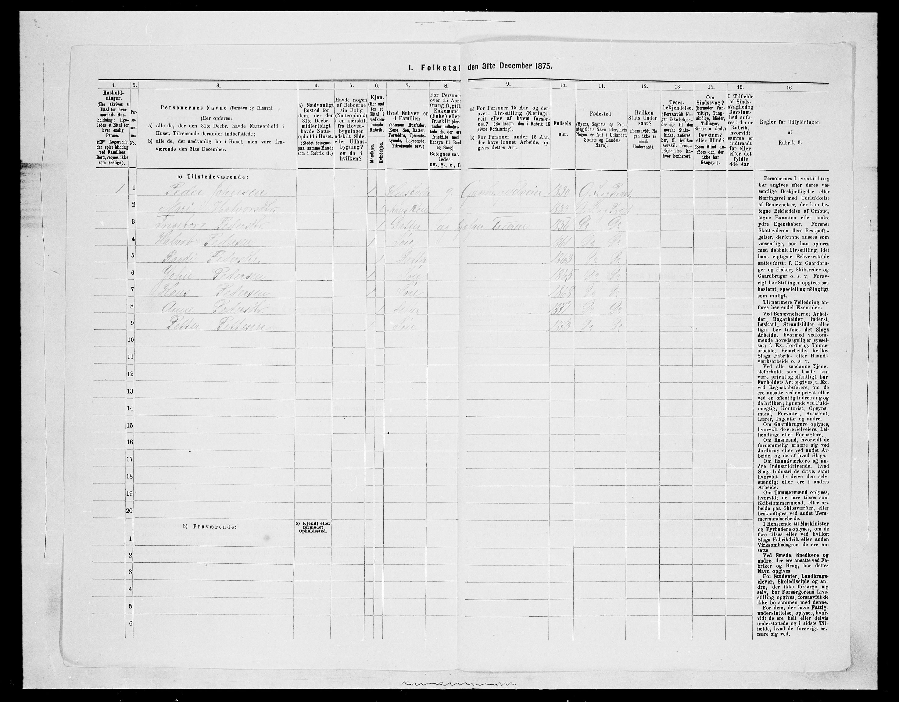 SAH, Folketelling 1875 for 0534P Gran prestegjeld, 1875, s. 2690