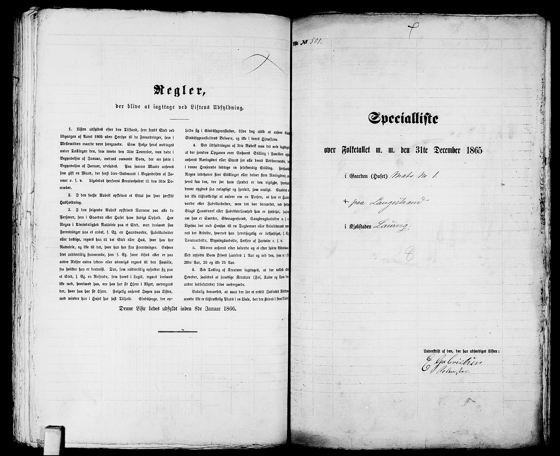 RA, Folketelling 1865 for 0707P Larvik prestegjeld, 1865, s. 1027