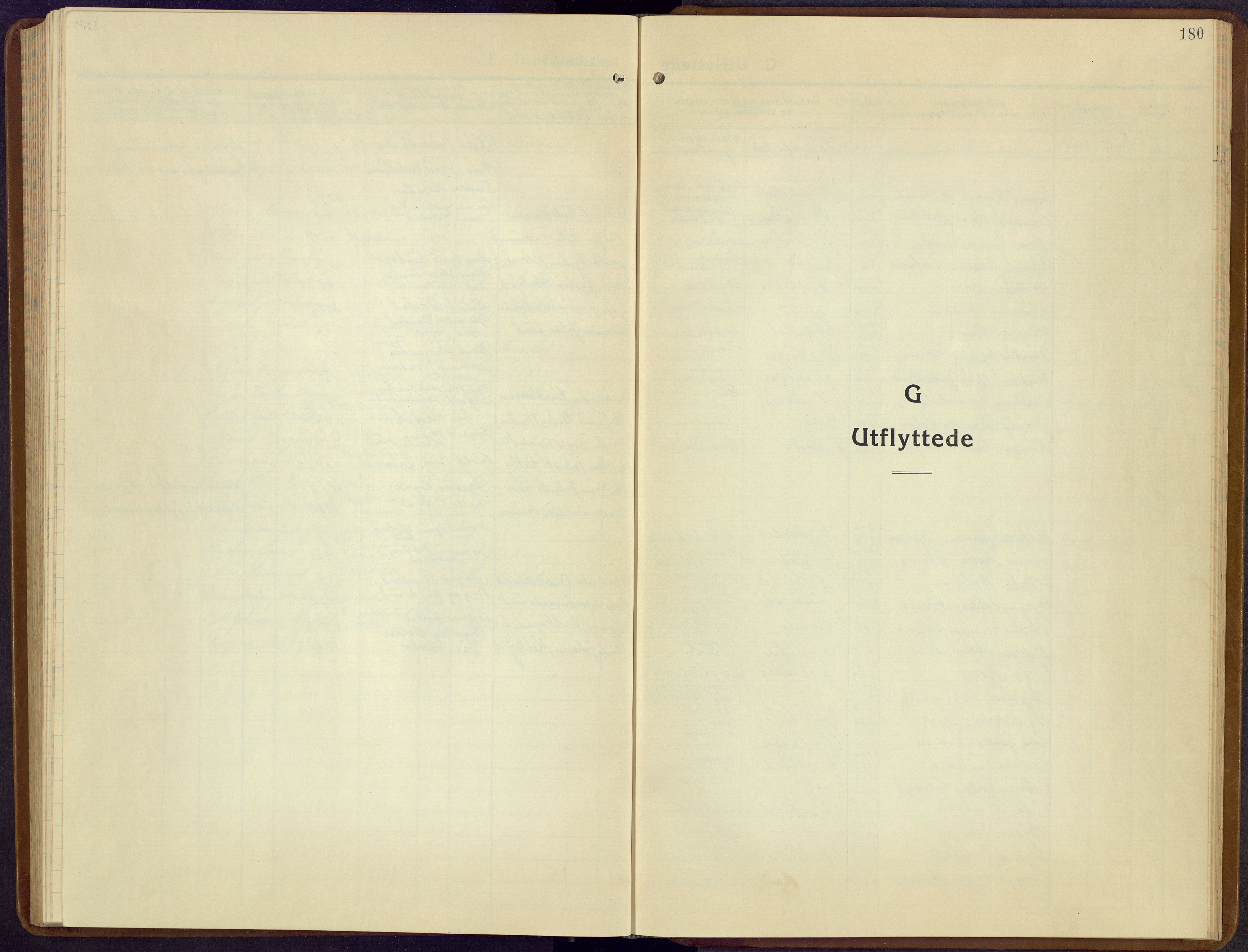 Øystre Slidre prestekontor, SAH/PREST-138/H/Ha/Hab/L0011: Klokkerbok nr. 11, 1937-1966, s. 180