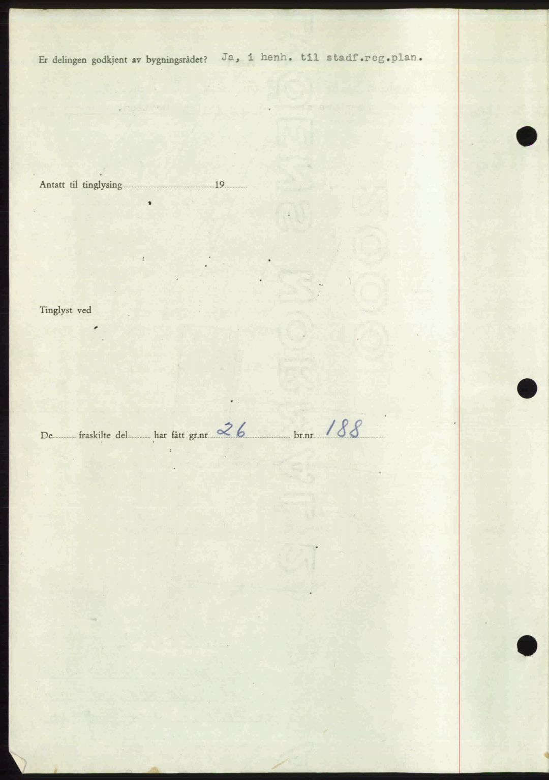 Romsdal sorenskriveri, AV/SAT-A-4149/1/2/2C: Pantebok nr. A24, 1947-1947, Dagboknr: 3266/1947