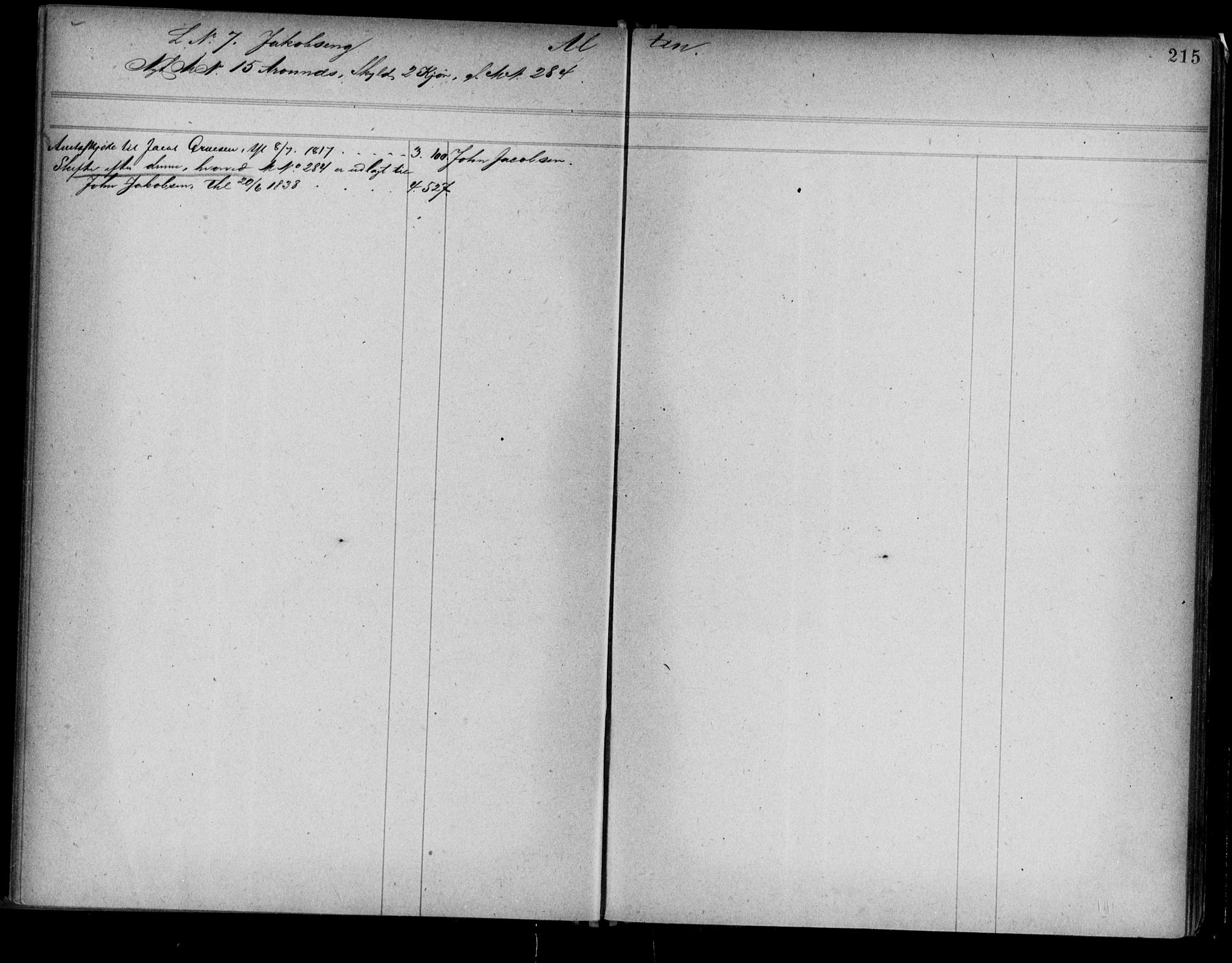 Alta fogderi/sorenskriveri, AV/SATØ-SATØ-5/1/K/Kb/Kba/L0006pantereg: Panteregister nr. 6, 1776, s. 215