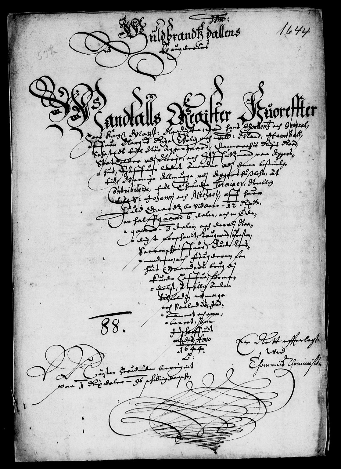 Rentekammeret inntil 1814, Reviderte regnskaper, Lensregnskaper, RA/EA-5023/R/Rb/Rba/L0182: Akershus len, 1643-1645