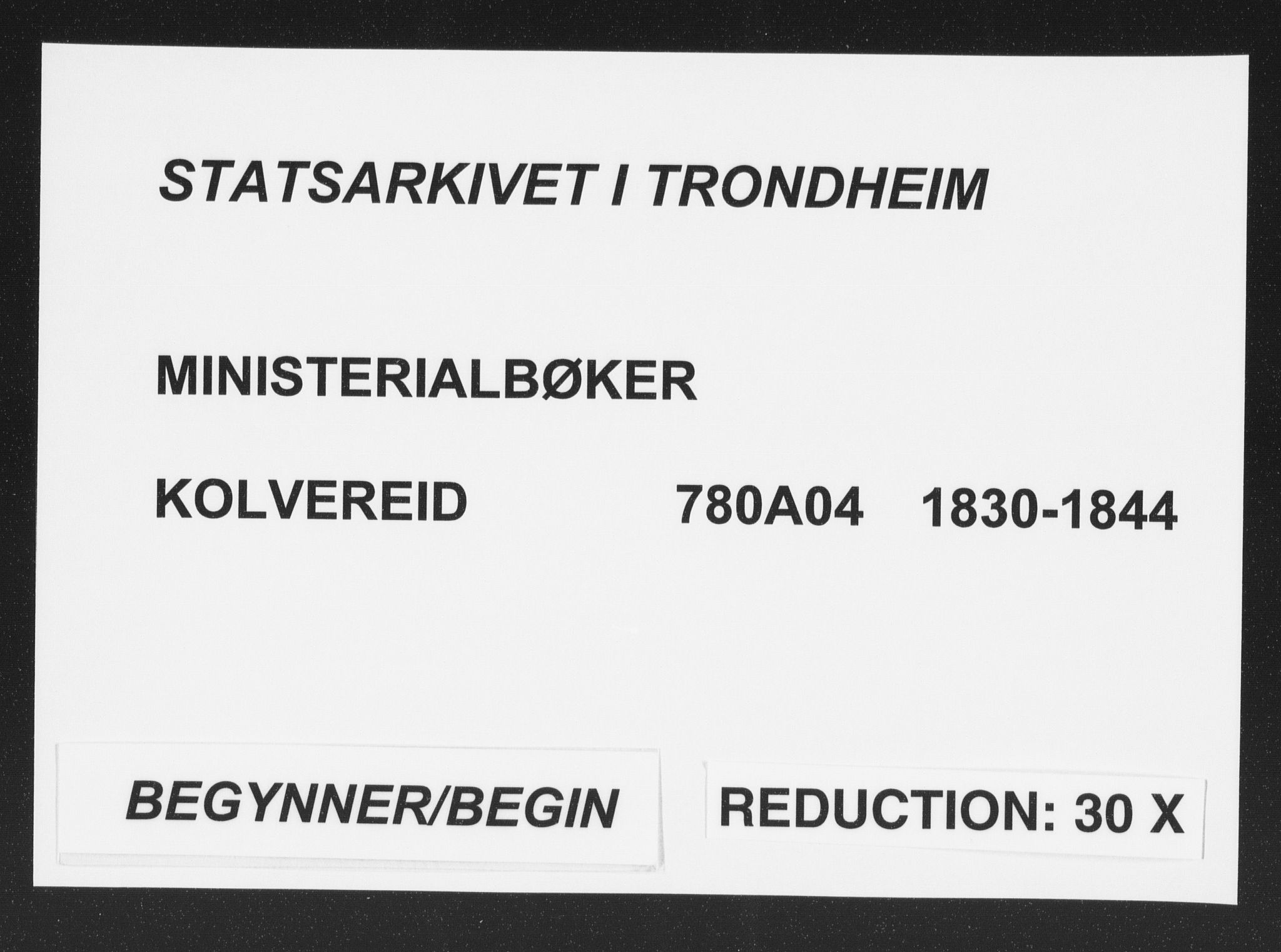 Ministerialprotokoller, klokkerbøker og fødselsregistre - Nord-Trøndelag, SAT/A-1458/780/L0639: Ministerialbok nr. 780A04, 1830-1844