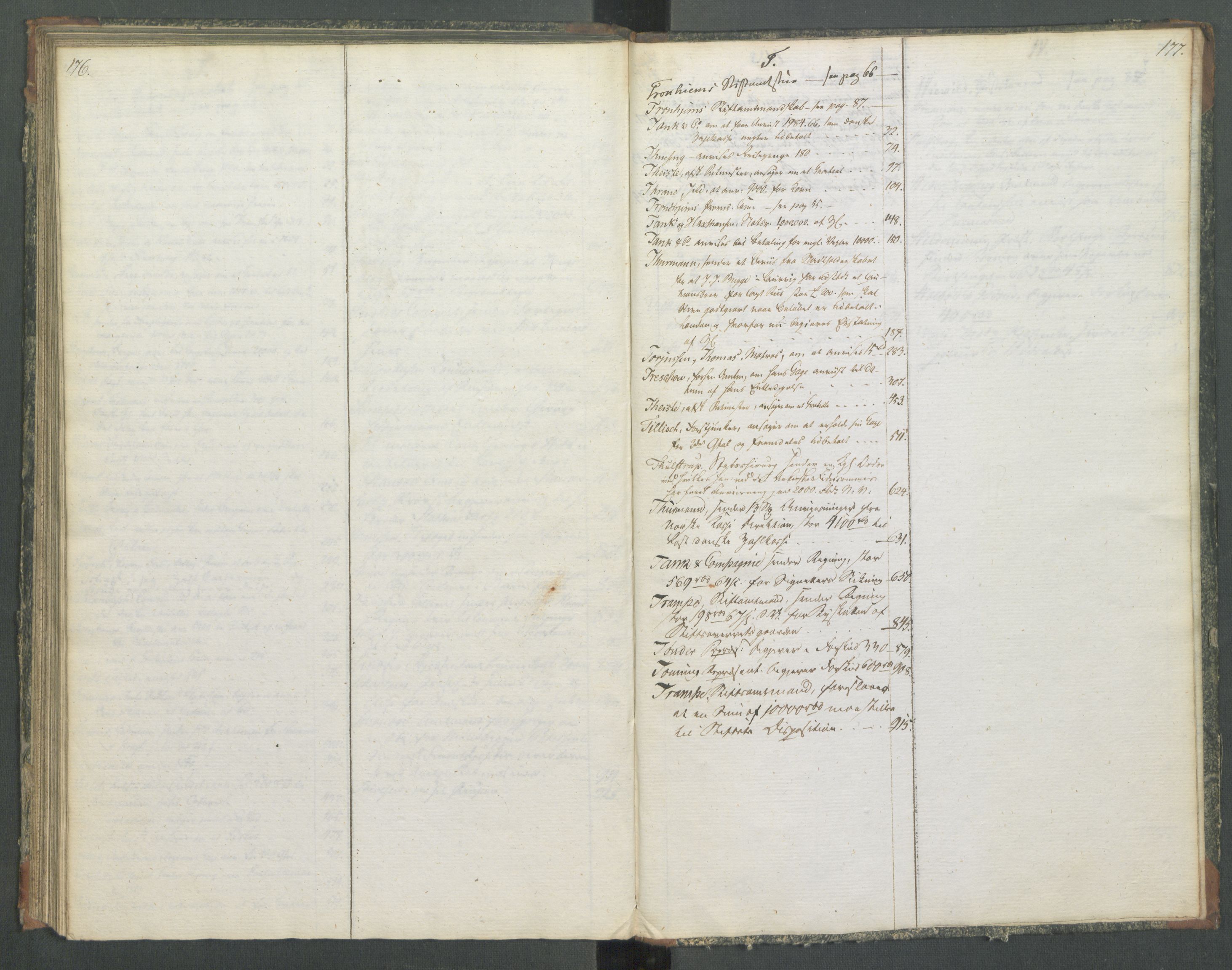 Departementene i 1814, AV/RA-S-3899/Fa/L0014: Bokholderkontoret - Register til journalen, 1814-1815, s. 176-177