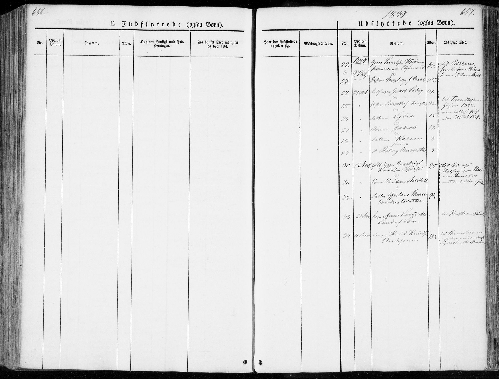 Ministerialprotokoller, klokkerbøker og fødselsregistre - Møre og Romsdal, SAT/A-1454/558/L0689: Ministerialbok nr. 558A03, 1843-1872, s. 656-657