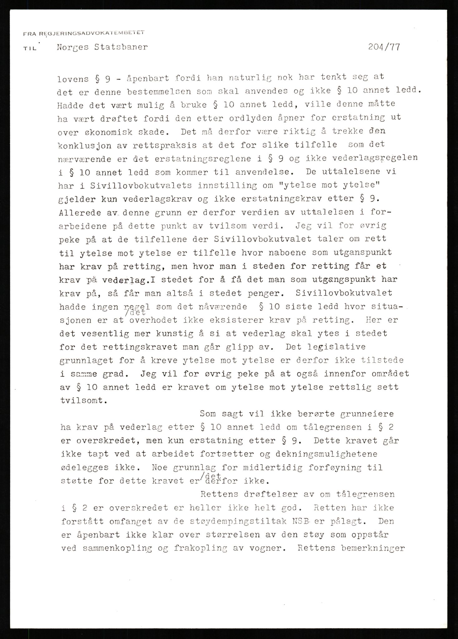 Norges statsbaner, Hovedadministrasjonen, Plankontoret for Oslo S, AV/RA-S-5410/D/L0171: Driftsbanegården. Øvrige driftsbanegårder, 1976-1978, s. 5