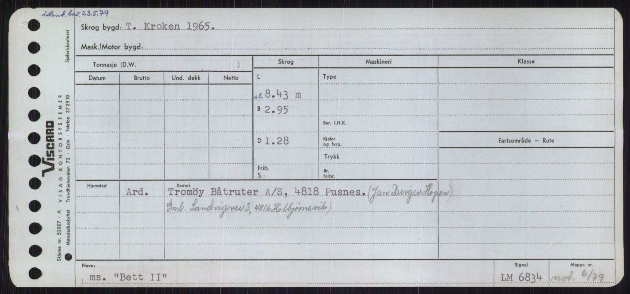 Sjøfartsdirektoratet med forløpere, Skipsmålingen, RA/S-1627/H/Ha/L0001/0001: Fartøy, A-Eig / Fartøy A-Bjøn, s. 887