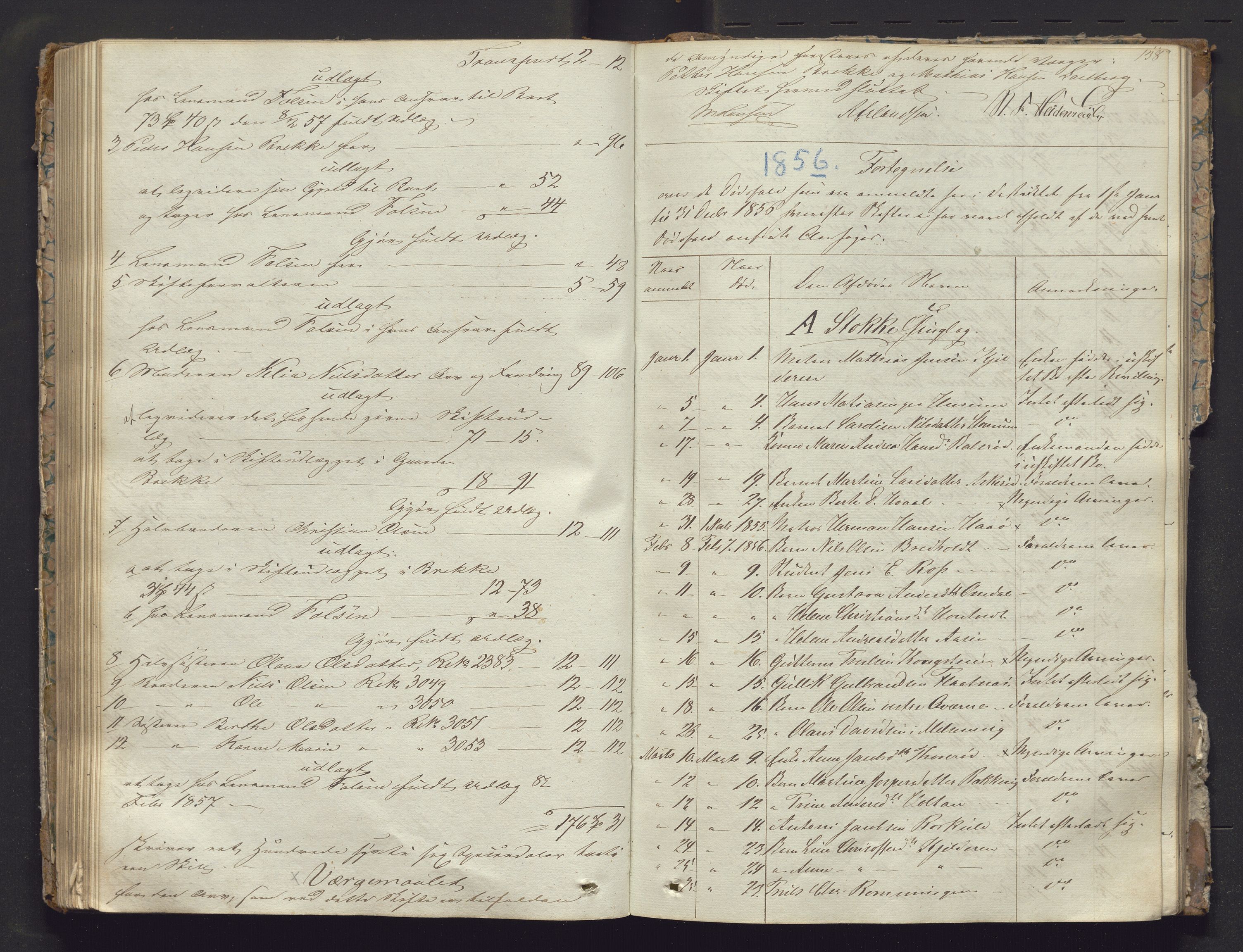 Søndre Jarlsberg sorenskriveri, AV/SAKO-A-129/H/Hb/Hbd/L0004: Skifteutlodningsprotokoll, 1854-1858, s. 137b-138a