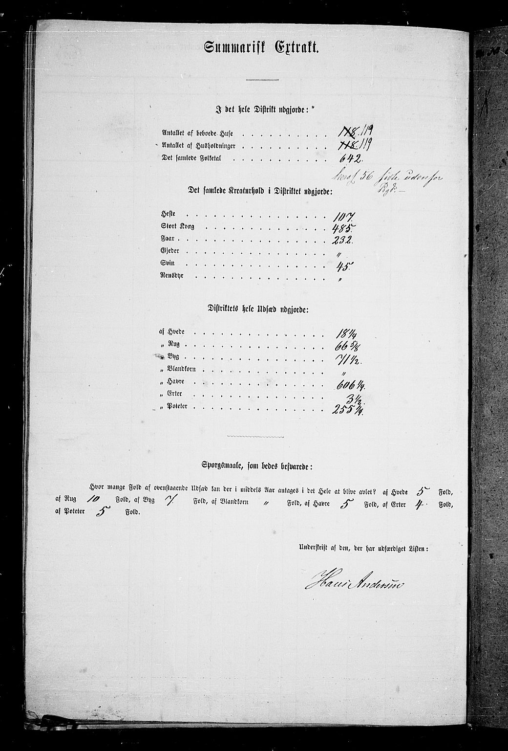 RA, Folketelling 1865 for 0128P Rakkestad prestegjeld, 1865, s. 203