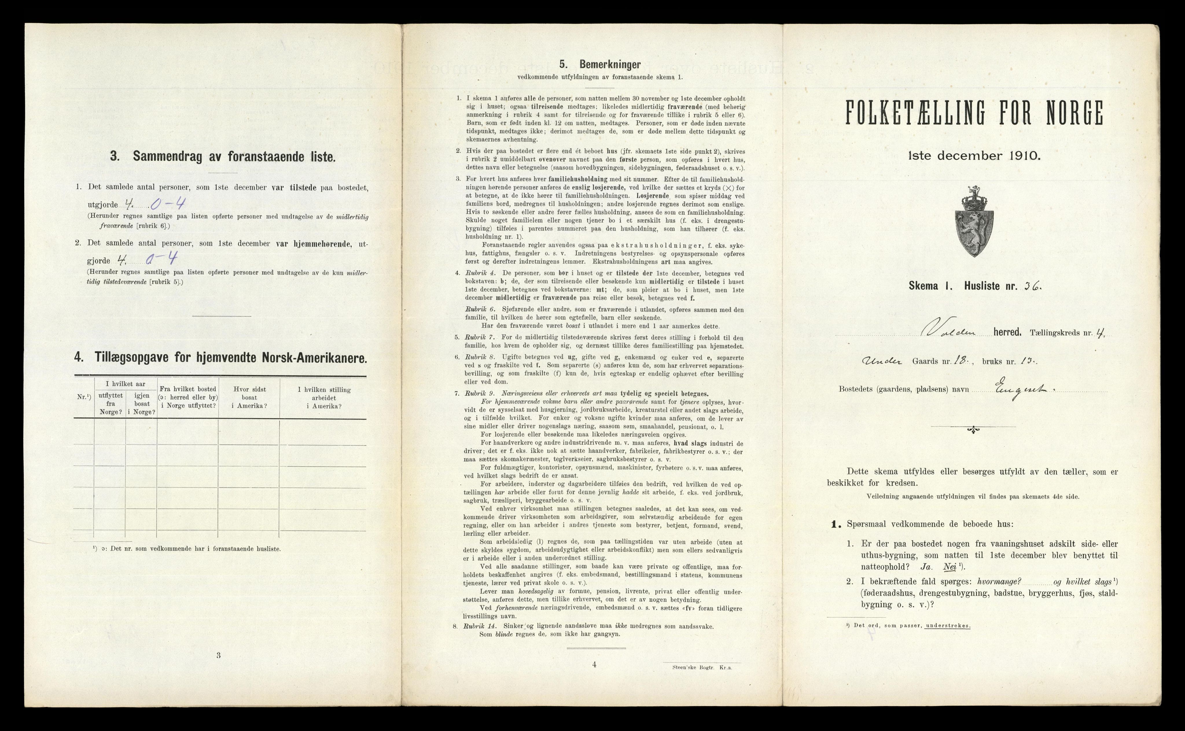 RA, Folketelling 1910 for 1519 Volda herred, 1910, s. 314