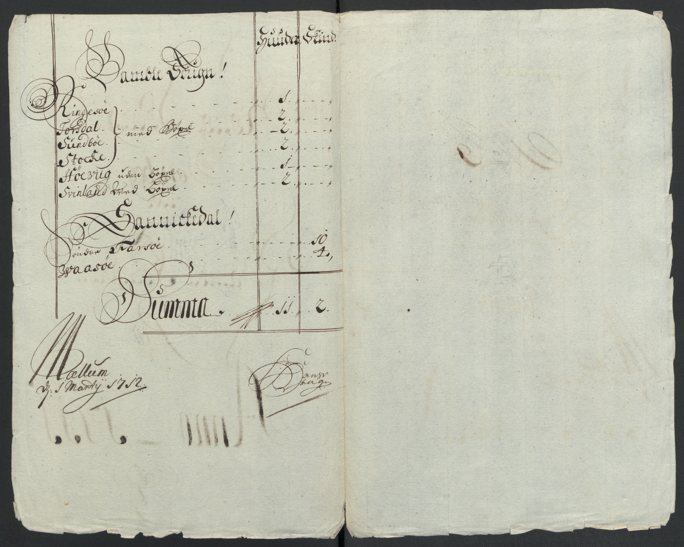 Rentekammeret inntil 1814, Reviderte regnskaper, Fogderegnskap, AV/RA-EA-4092/R36/L2120: Fogderegnskap Øvre og Nedre Telemark og Bamble, 1711, s. 133