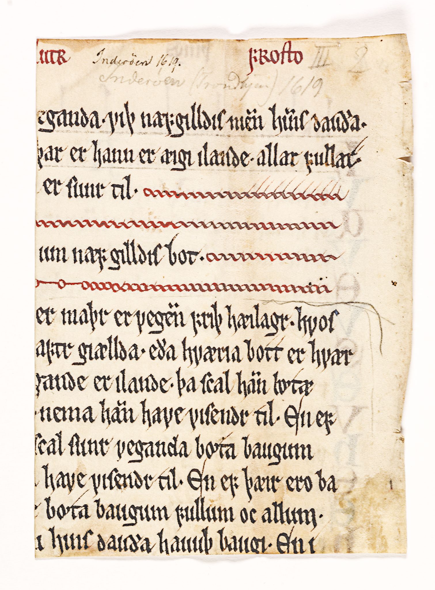 Riksarkivets diplomsamling, AV/RA-EA-5965/F26/L0001: Norrøne membranfragmenter bestand 1, 1100-1536, s. 86