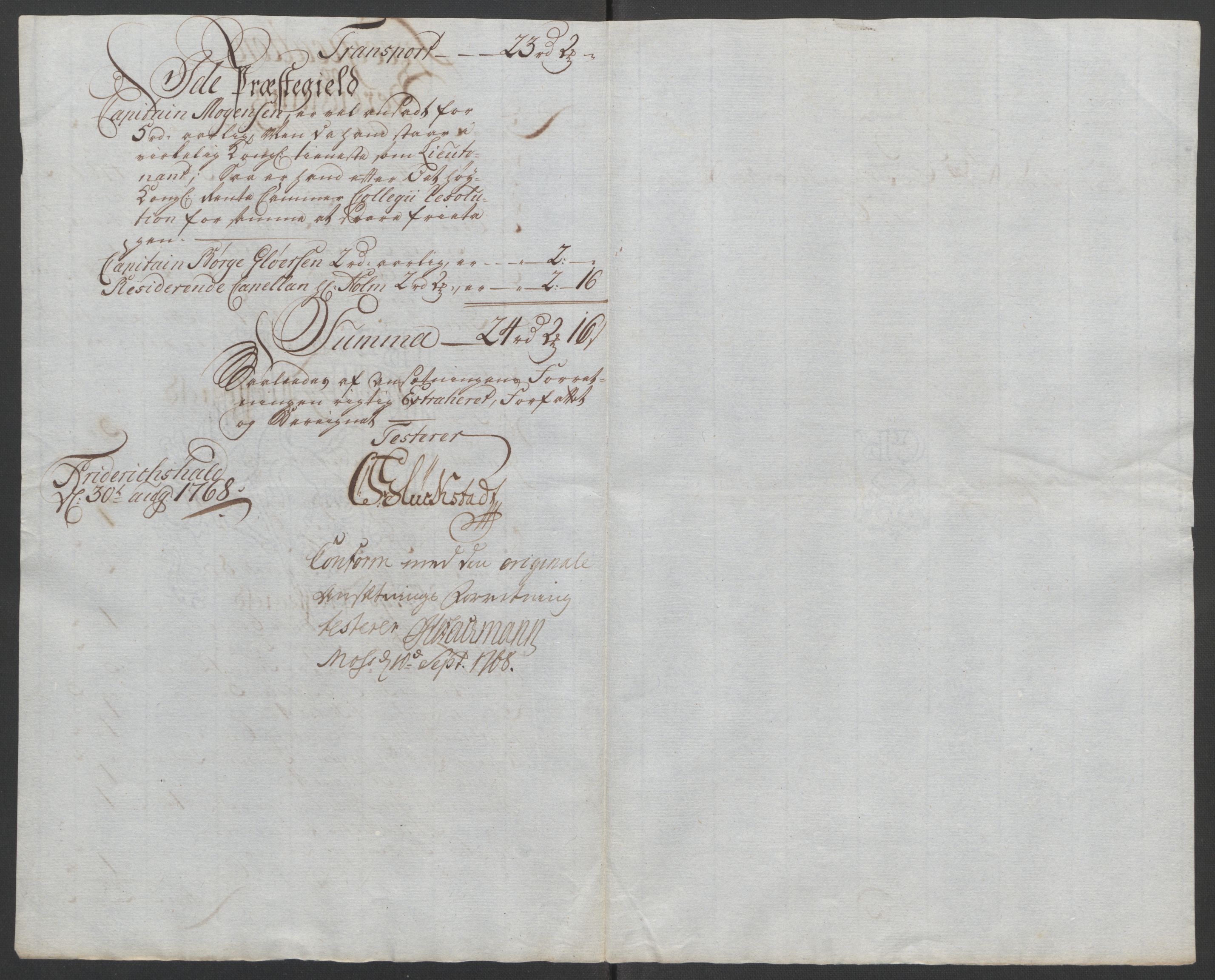 Rentekammeret inntil 1814, Reviderte regnskaper, Fogderegnskap, RA/EA-4092/R01/L0097: Ekstraskatten Idd og Marker, 1756-1767, s. 331