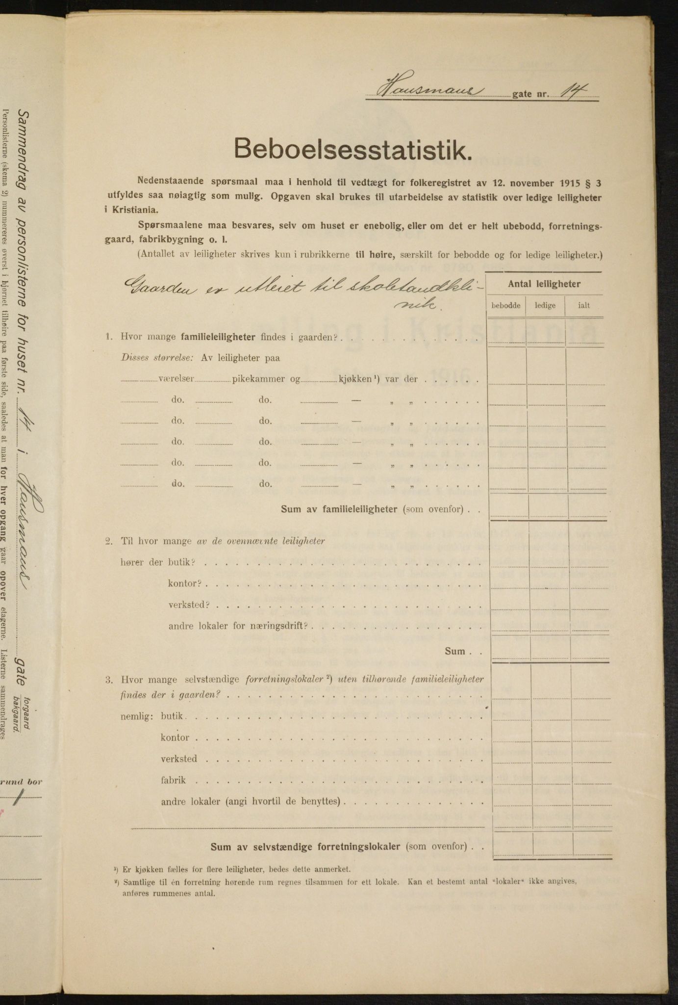 OBA, Kommunal folketelling 1.2.1916 for Kristiania, 1916, s. 35791