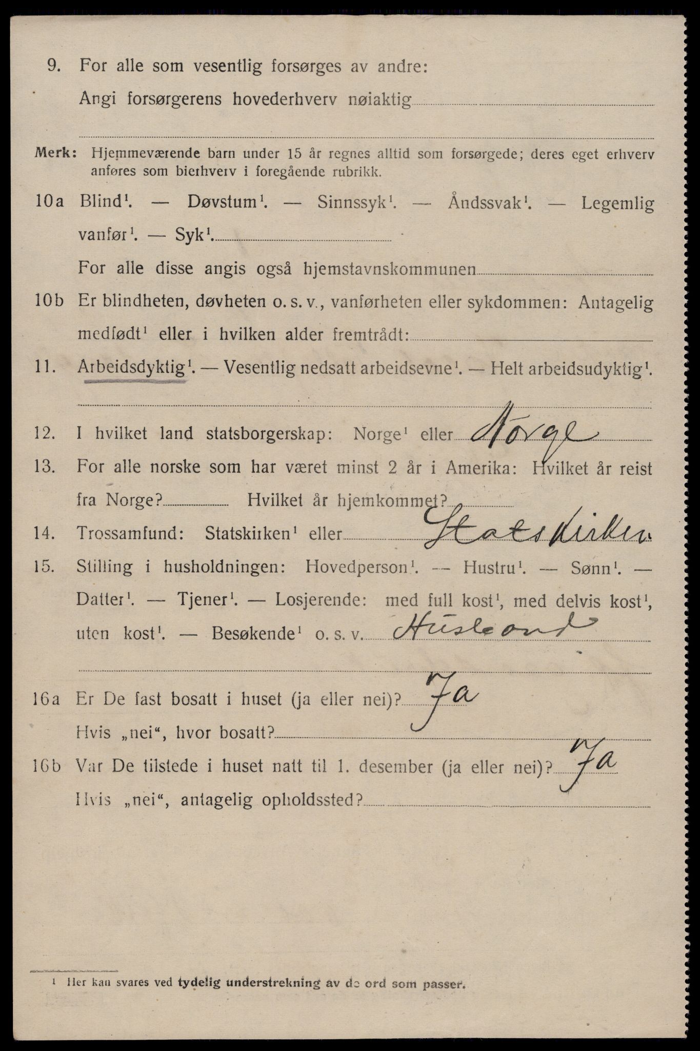 SAST, Folketelling 1920 for 1139 Nedstrand herred, 1920, s. 1332