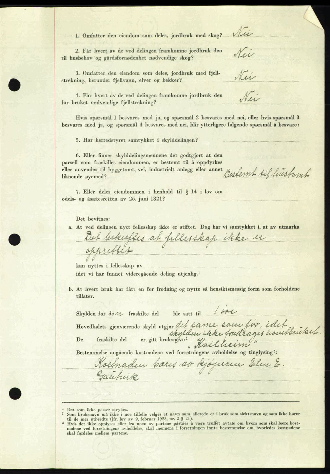 Nordmøre sorenskriveri, AV/SAT-A-4132/1/2/2Ca: Pantebok nr. A109, 1948-1948, Dagboknr: 2584/1948