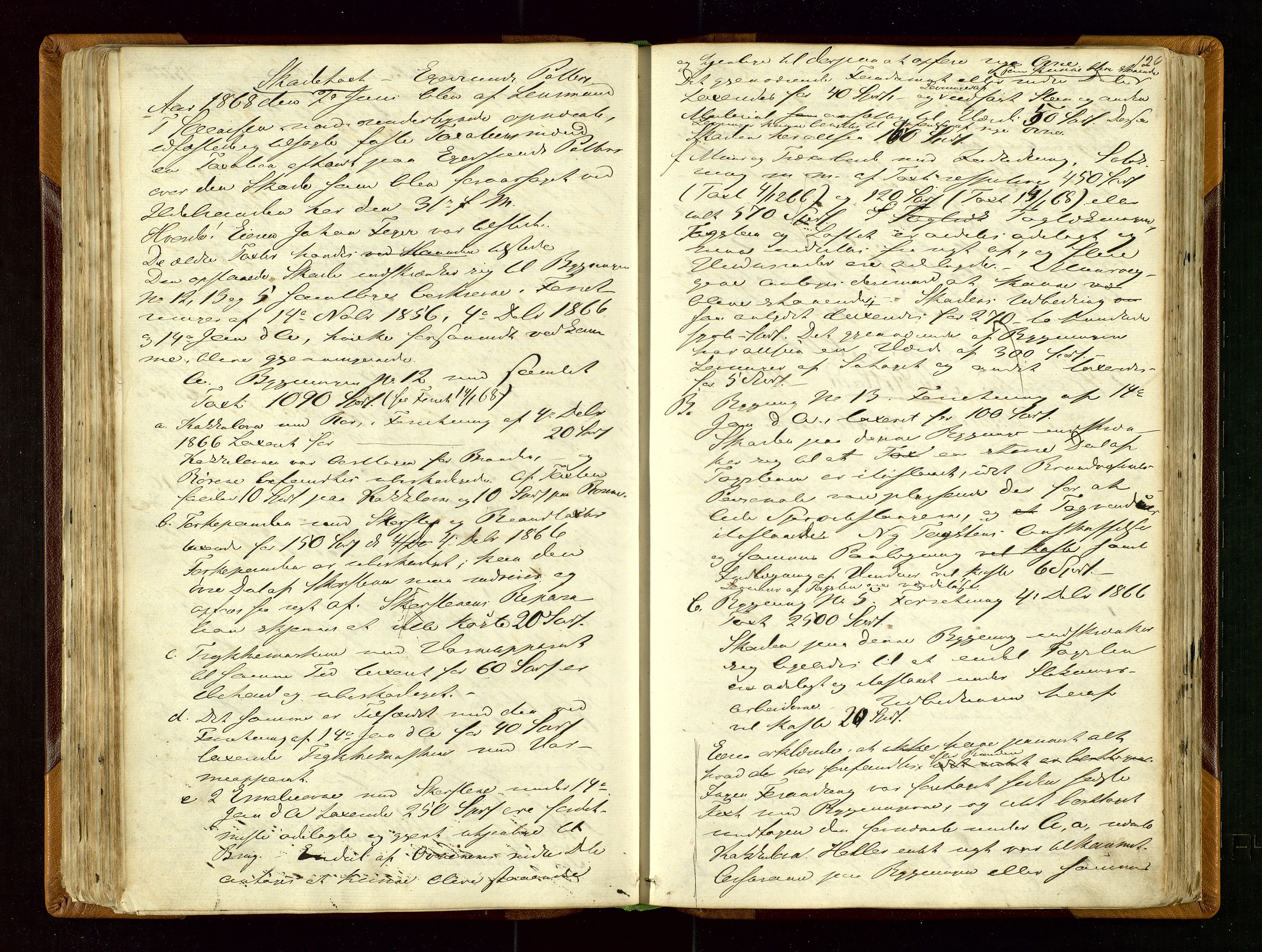 Eigersund lensmannskontor, AV/SAST-A-100171/God/L0002: Branntakstprotokoll, 1860-1873, s. 119b-120a