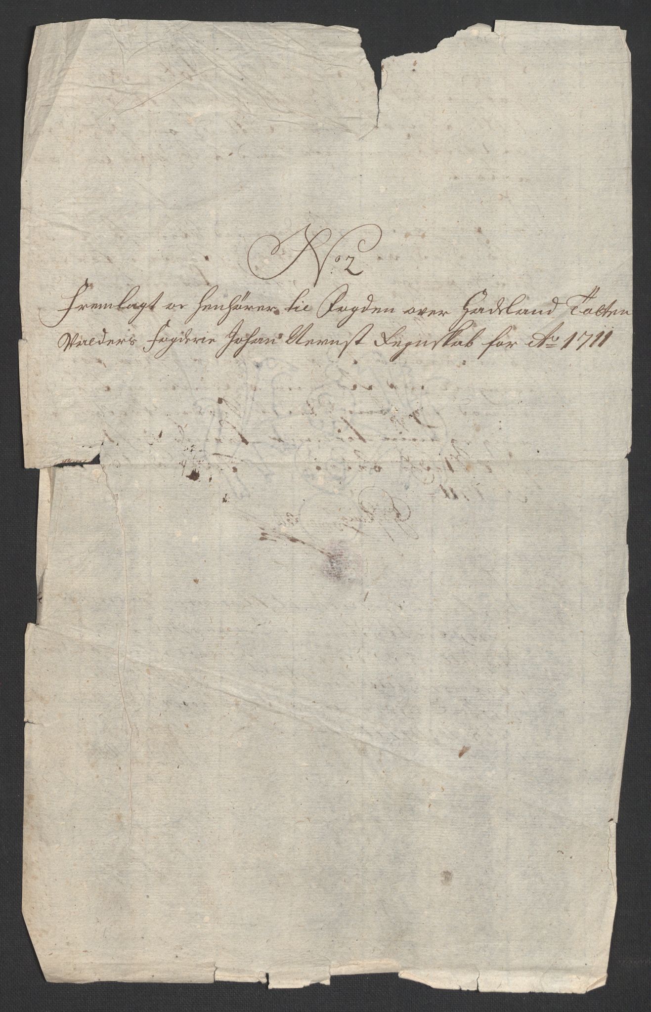 Rentekammeret inntil 1814, Reviderte regnskaper, Fogderegnskap, AV/RA-EA-4092/R18/L1308: Fogderegnskap Hadeland, Toten og Valdres, 1711, s. 24