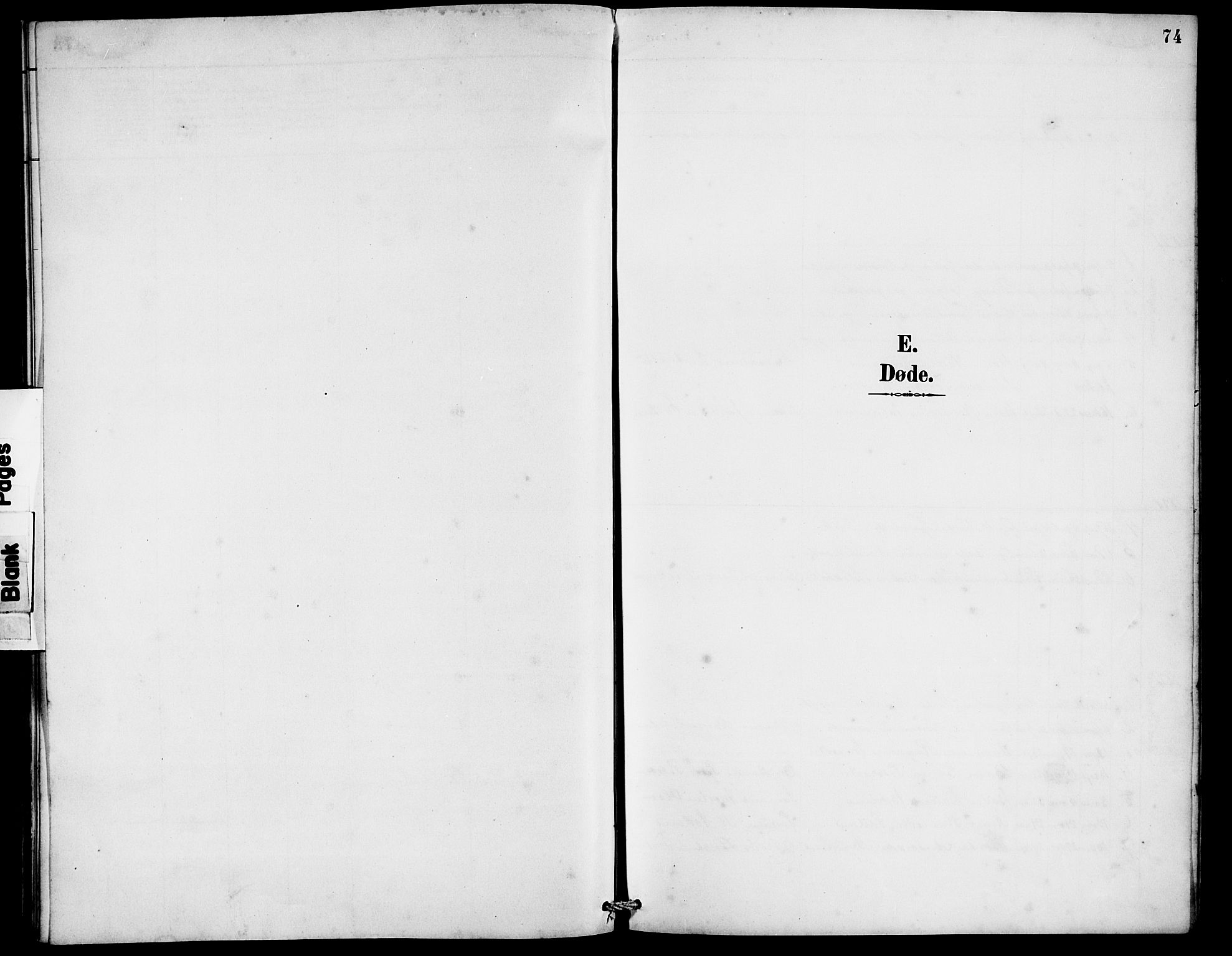 Rennesøy sokneprestkontor, SAST/A -101827/H/Ha/Hab/L0010: Klokkerbok nr. B 9, 1890-1918, s. 74
