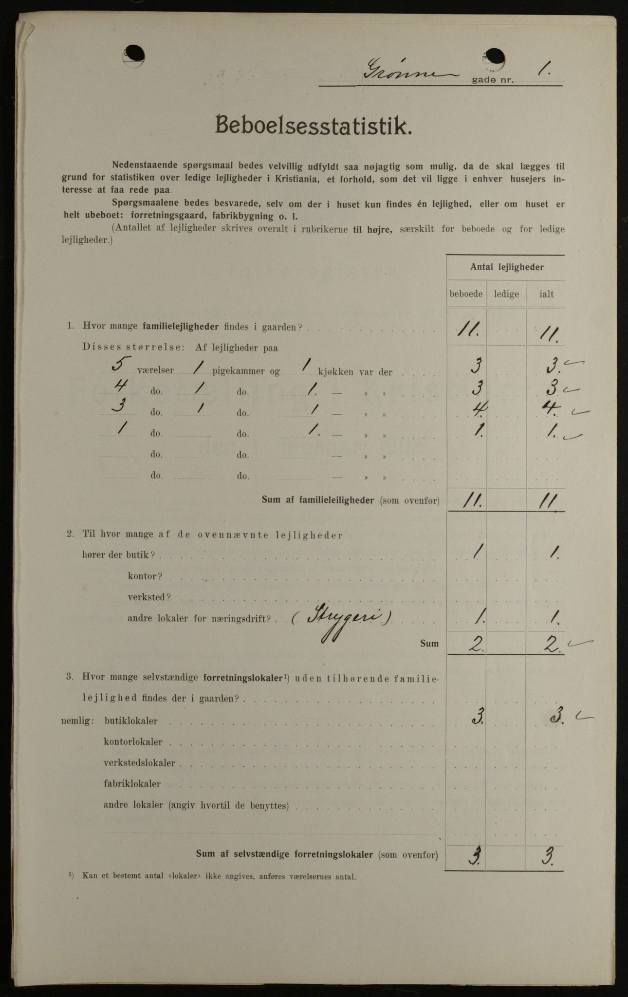 OBA, Kommunal folketelling 1.2.1908 for Kristiania kjøpstad, 1908, s. 29179