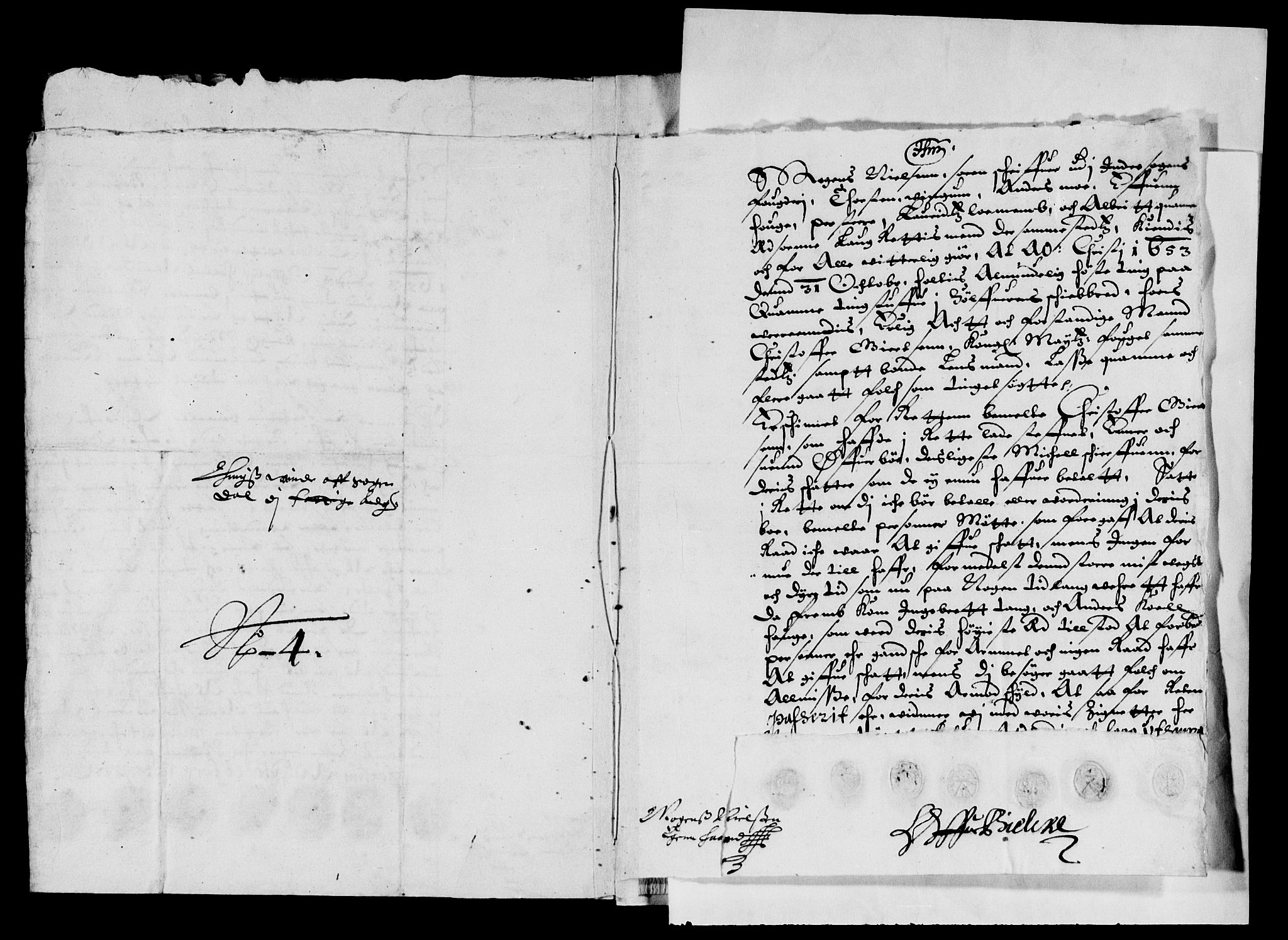 Rentekammeret inntil 1814, Reviderte regnskaper, Lensregnskaper, AV/RA-EA-5023/R/Rb/Rbt/L0126: Bergenhus len, 1653-1654