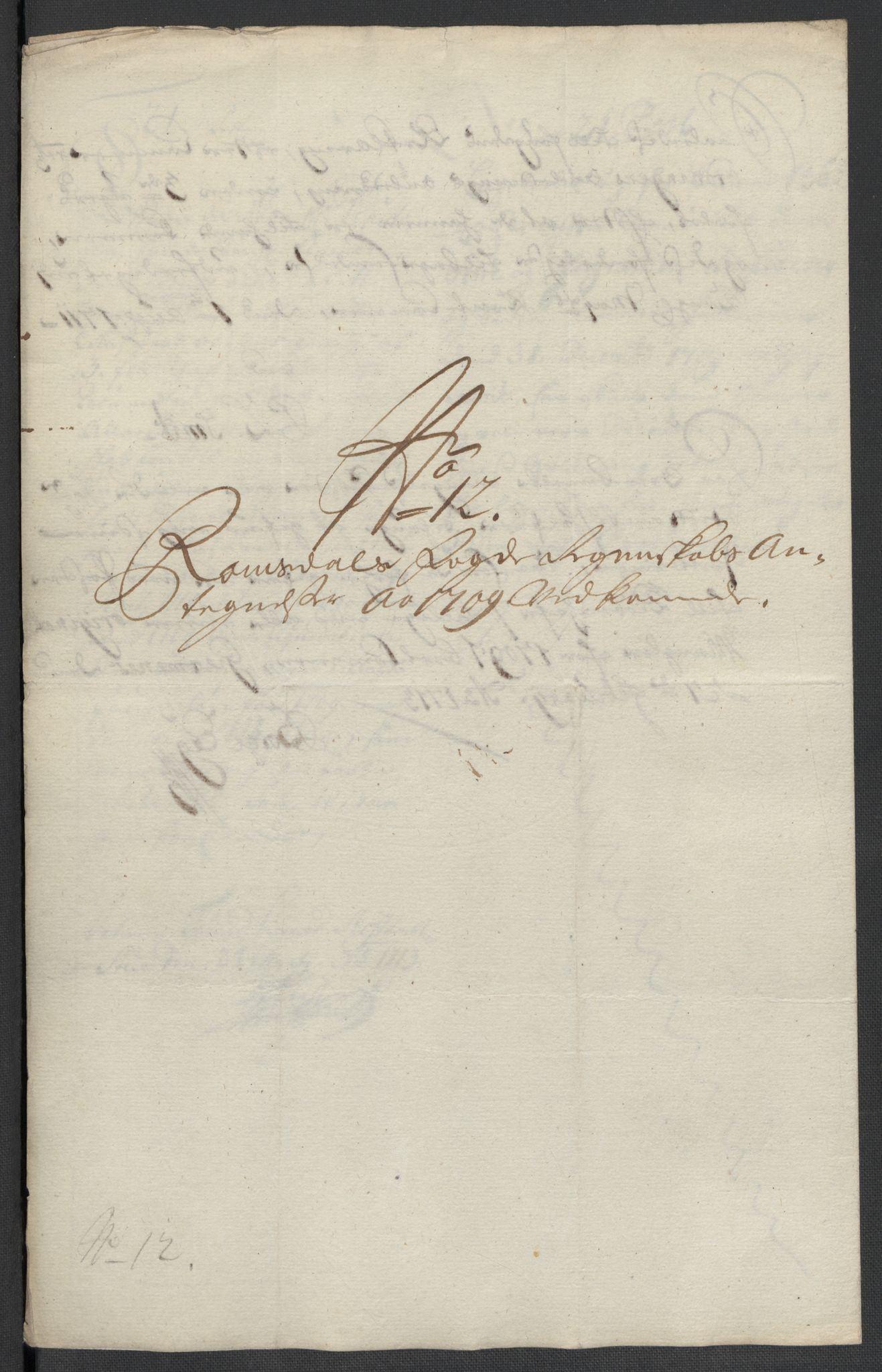 Rentekammeret inntil 1814, Reviderte regnskaper, Fogderegnskap, RA/EA-4092/R55/L3659: Fogderegnskap Romsdal, 1709-1710, s. 237