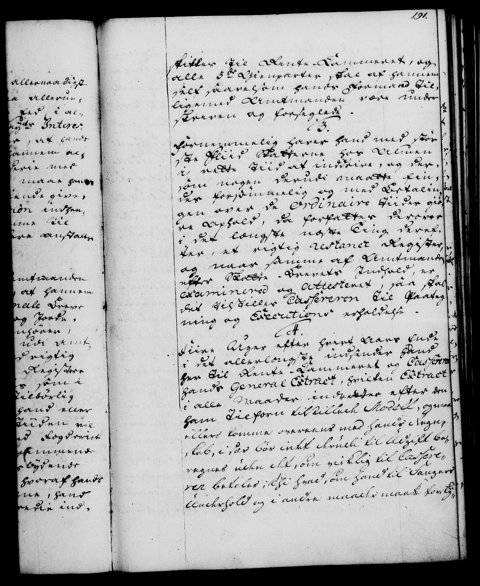 Rentekammeret, Kammerkanselliet, RA/EA-3111/G/Gg/Ggi/L0003: Norsk instruksjonsprotokoll med register (merket RK 53.36), 1751-1775, s. 191