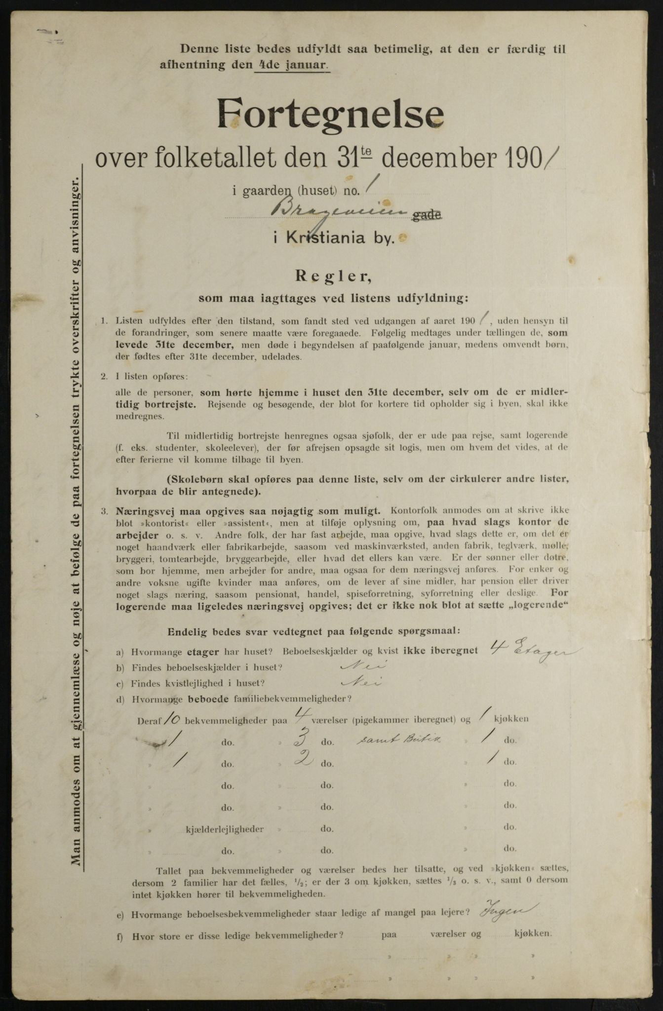OBA, Kommunal folketelling 31.12.1901 for Kristiania kjøpstad, 1901, s. 1342