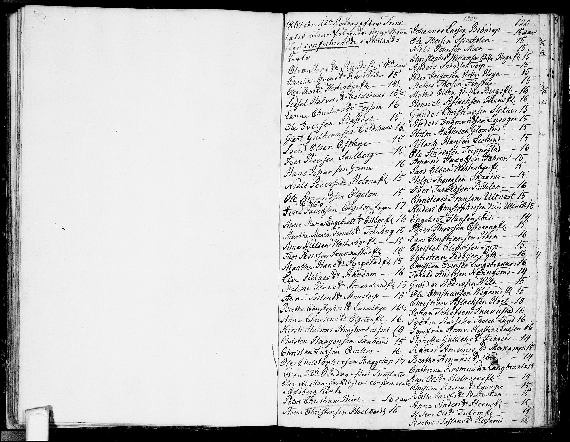 Eidsberg prestekontor Kirkebøker, SAO/A-10905/F/Fa/L0006: Ministerialbok nr. I 6, 1807-1814, s. 120