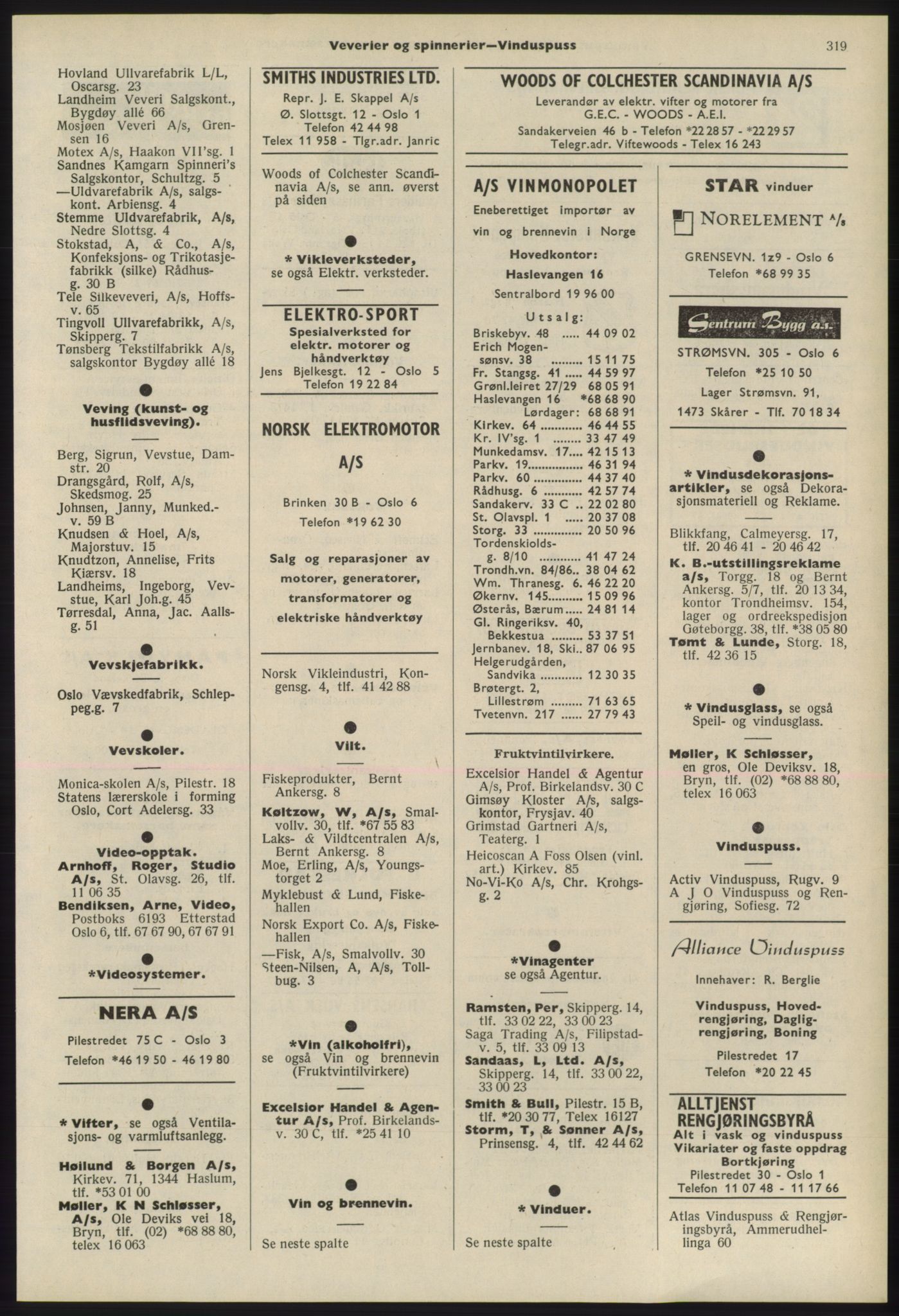 Kristiania/Oslo adressebok, PUBL/-, 1975-1976, s. 319