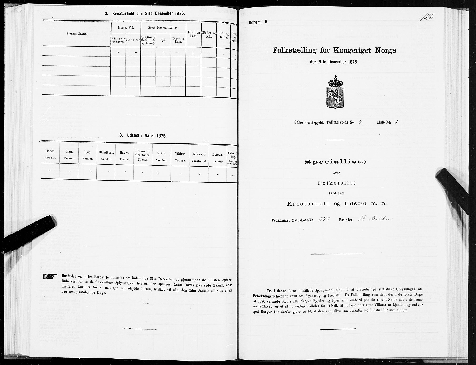 SAT, Folketelling 1875 for 1664P Selbu prestegjeld, 1875, s. 2126