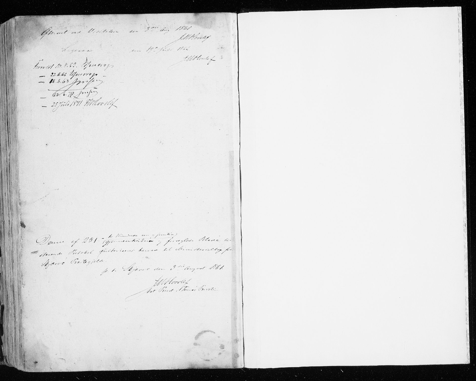 Skjervøy sokneprestkontor, AV/SATØ-S-1300/H/Ha/Haa/L0007kirke: Ministerialbok nr. 7, 1860-1870