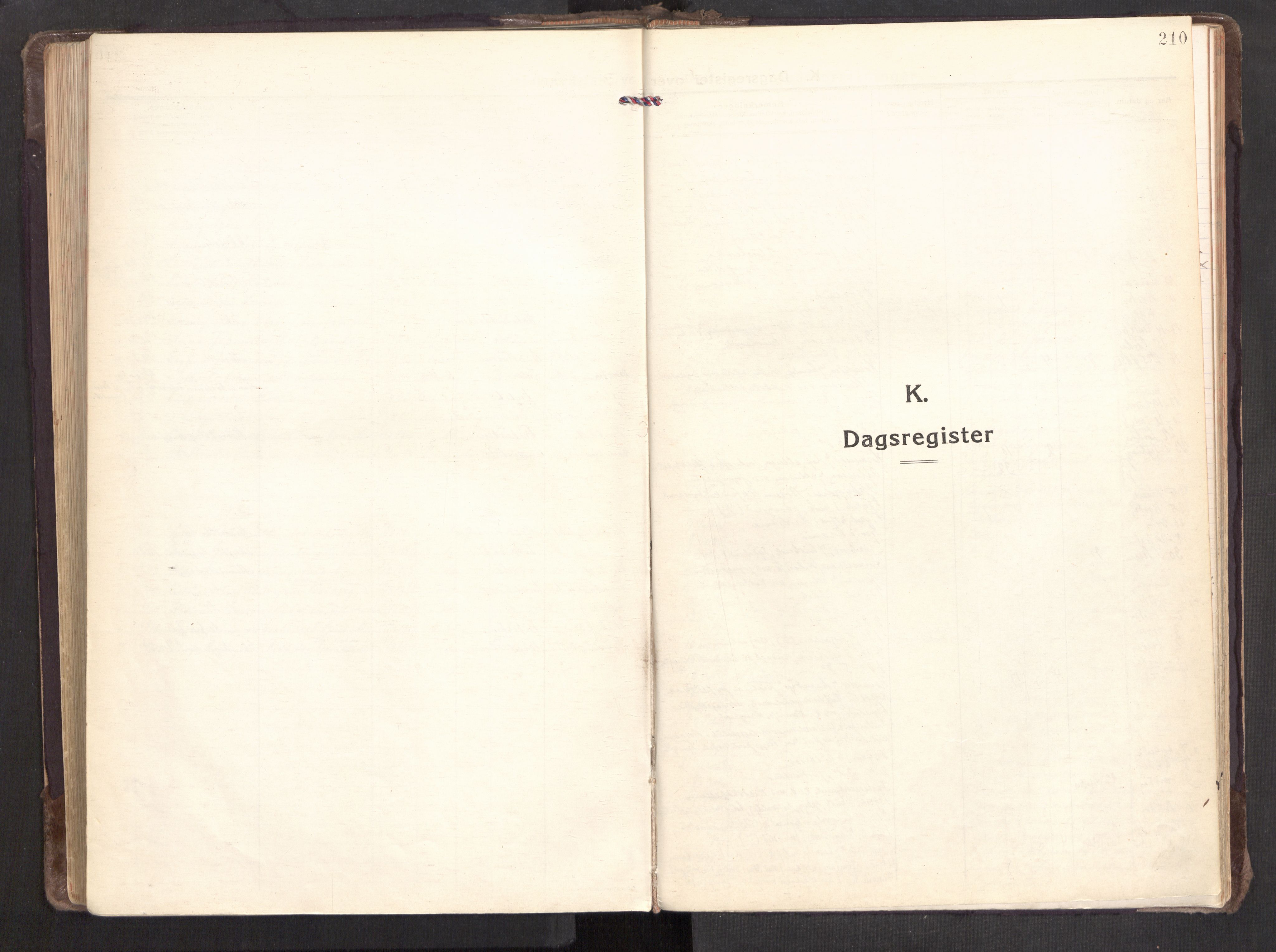 Sarpsborg prestekontor Kirkebøker, AV/SAO-A-2006/F/Fa/L0009: Ministerialbok nr. 9, 1919-1931, s. 210